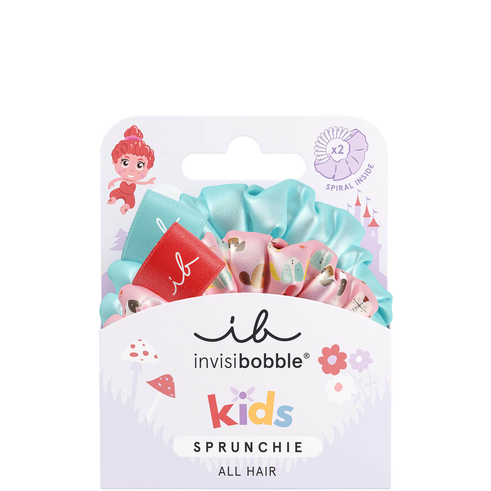 Shop Invisibobble Kids' Puppy Love Sprunchie Hair Ties (pack Of 2)