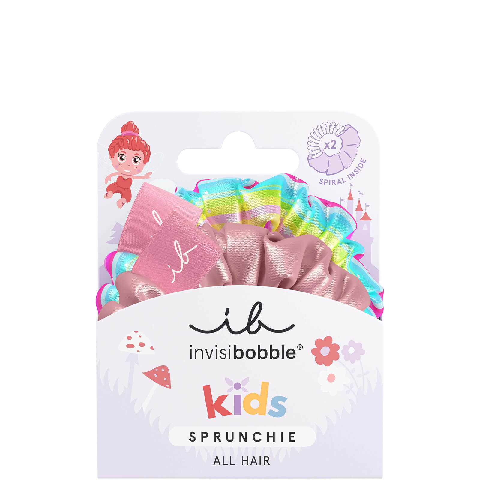 Shop Invisibobble Kids' Too Good To Be Blue Sprunchie Hair Ties (pack Of 2)