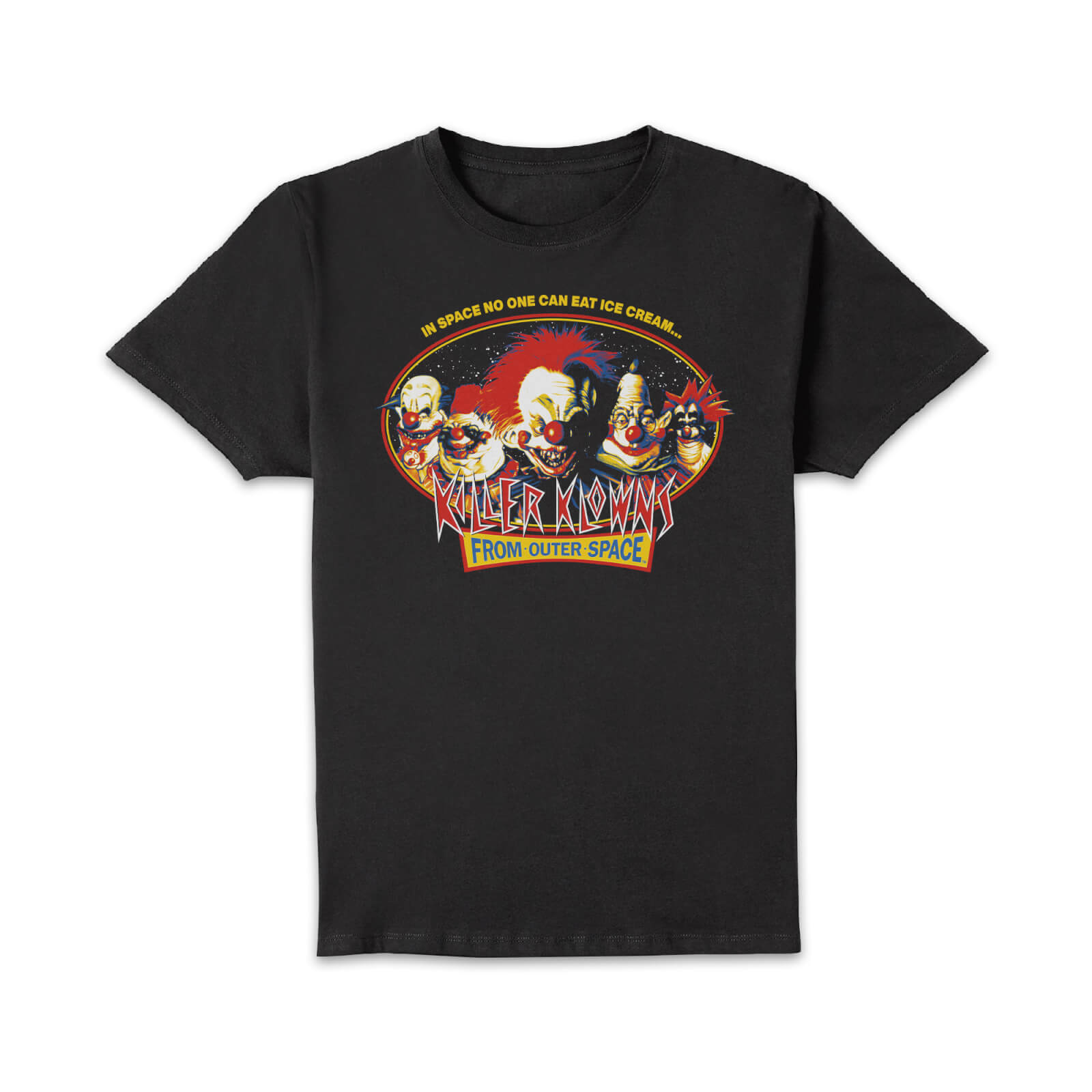 In Space No One Can Eat Ice Cream Unisex T-Shirt - Black - XS - Nero