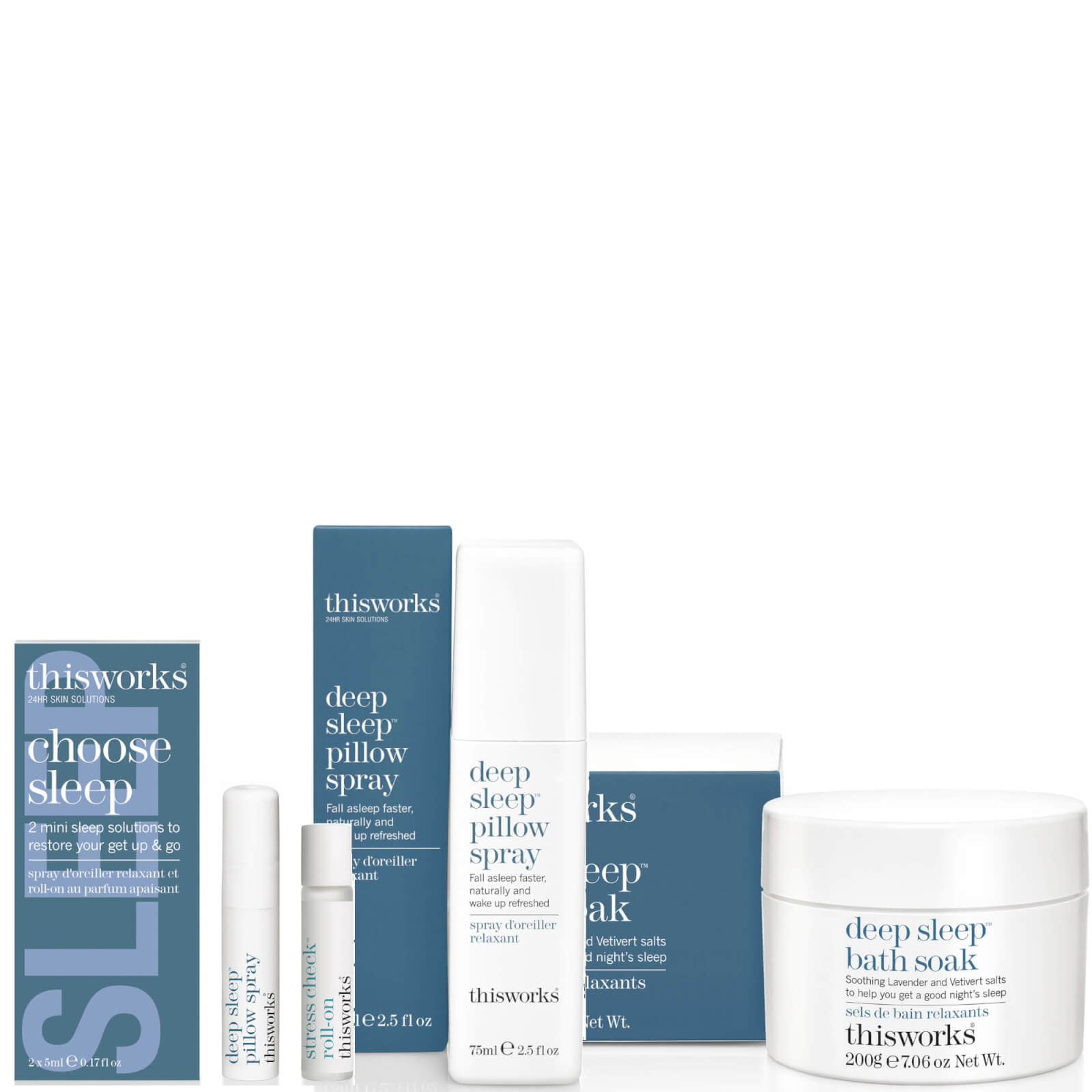 

this works Deep Sleep Indulgence Kit
