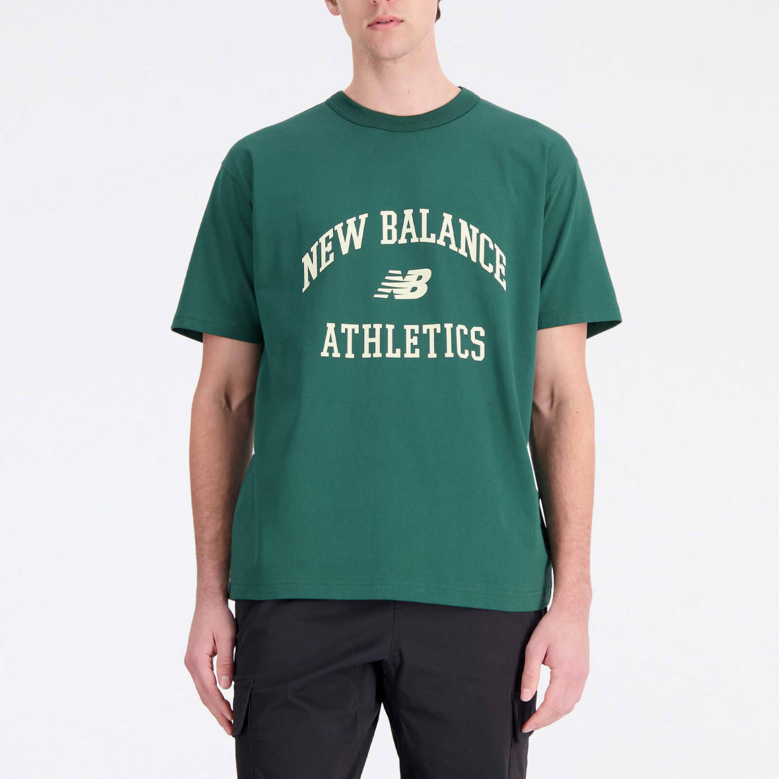 New Balance Athletics Varsity Graphic Cotton-Jersey T-Shirt - S