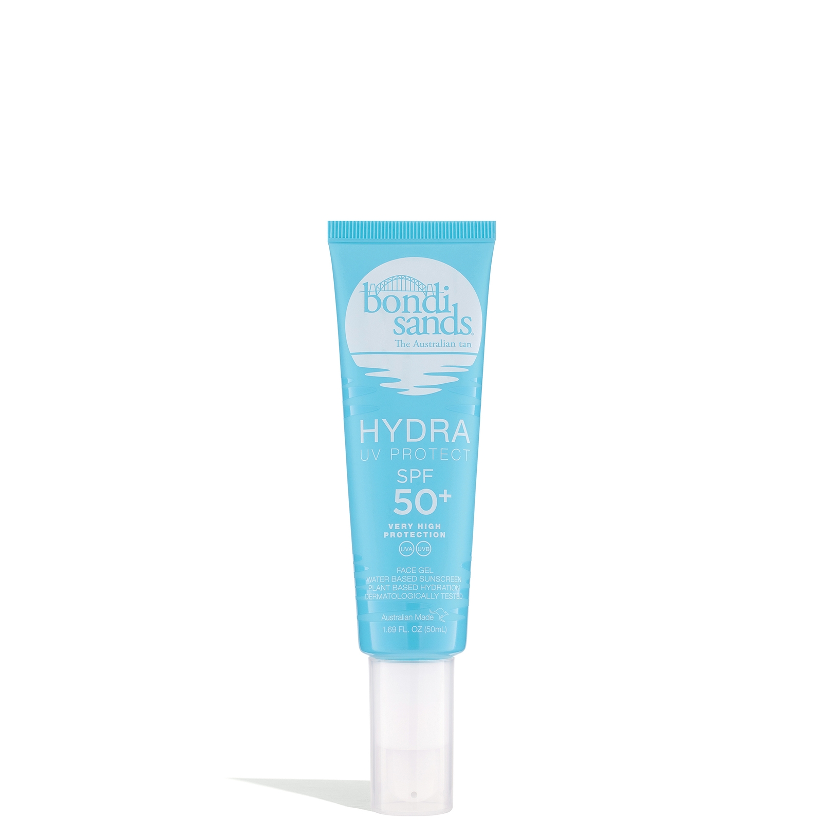Bondi Sands Hydra Uv Protect Spf 50+ Face Gel 50ml In White