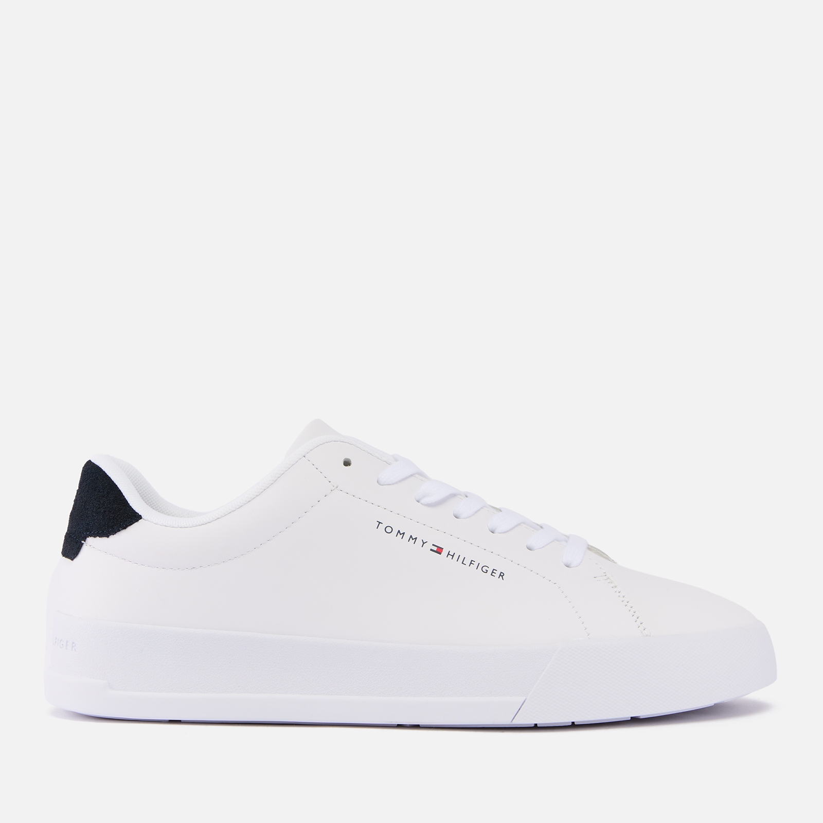 Tommy Hilfiger Men's Leather Court Trainers - UK 8