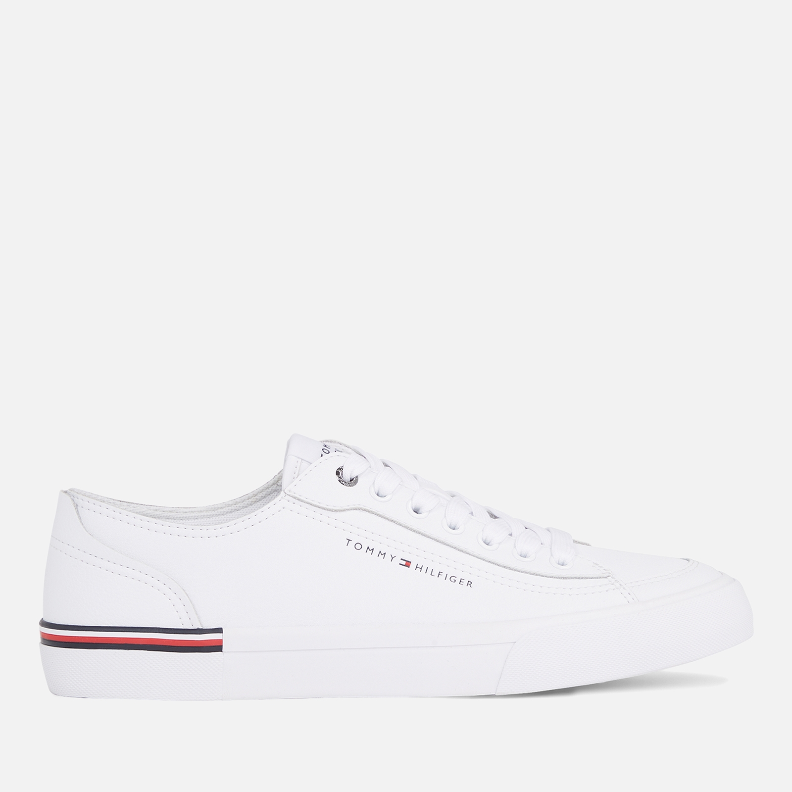 Tommy Hilfiger Men's Vulcanized Leather and Faux Leather Trainers