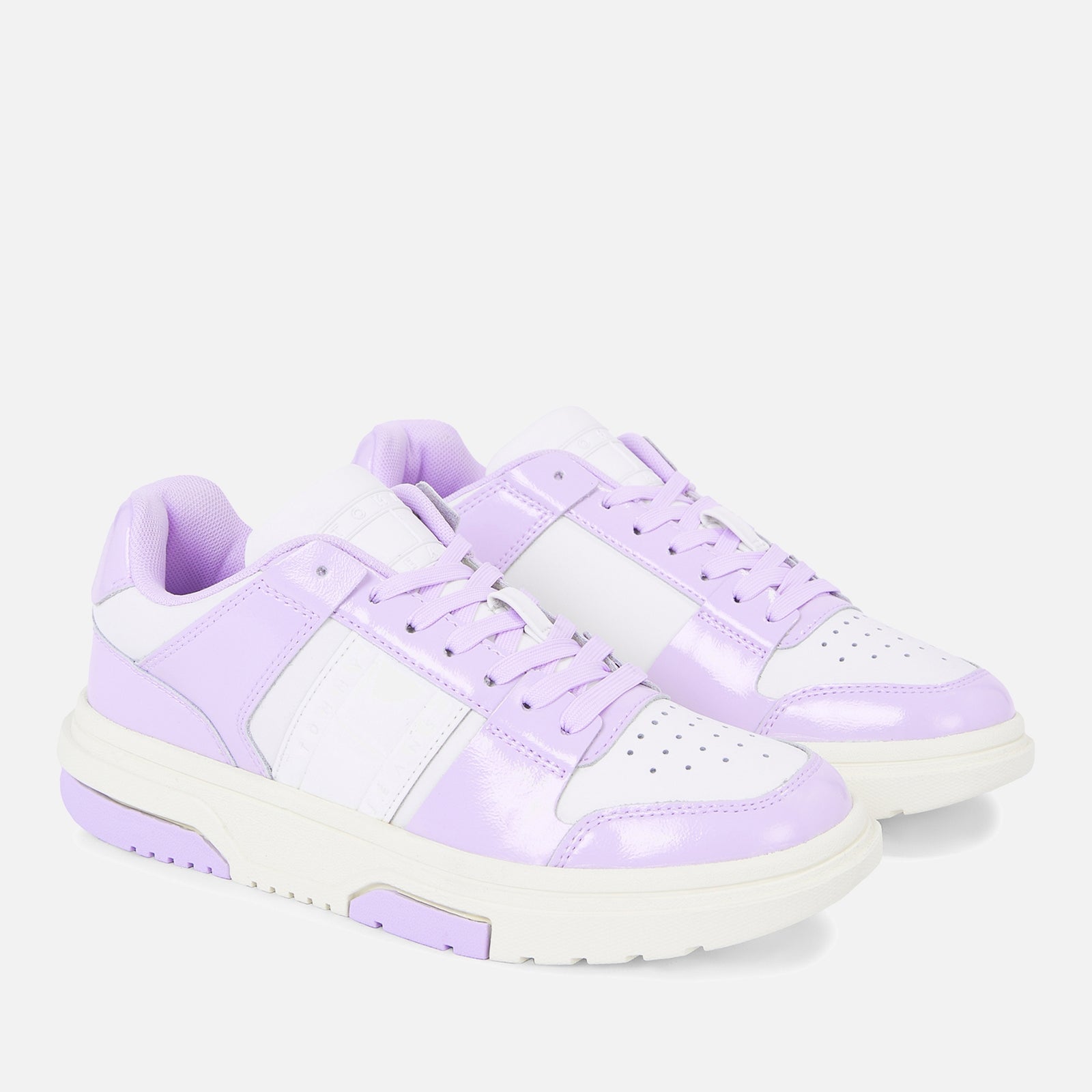 Tommy Jeans Women's Patent Leather Cupsole Trainers - Uk 3
