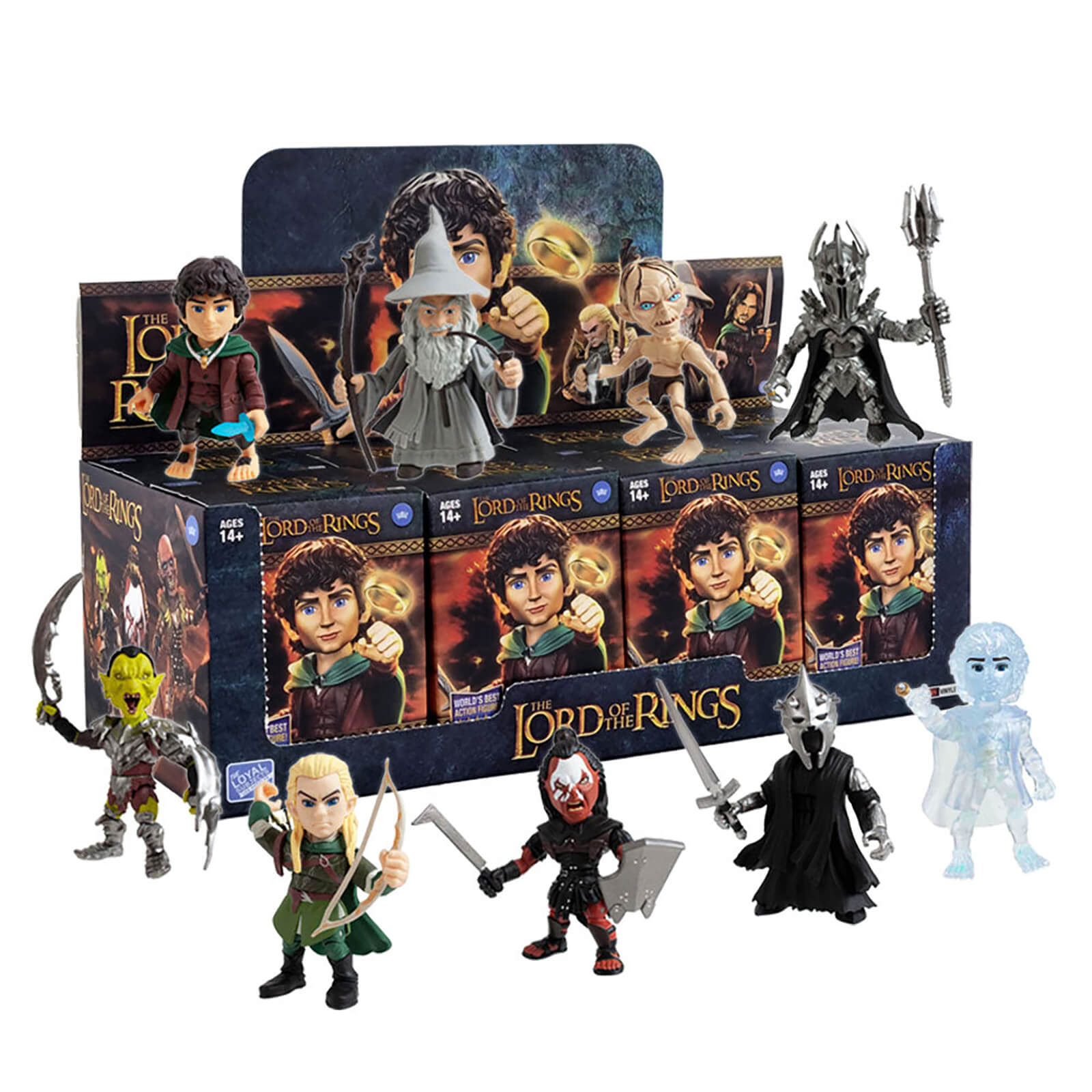 Image of Loyal Subjects Lord of the Rings - Blind Box Action Fig PDQ - 8 Figures Included