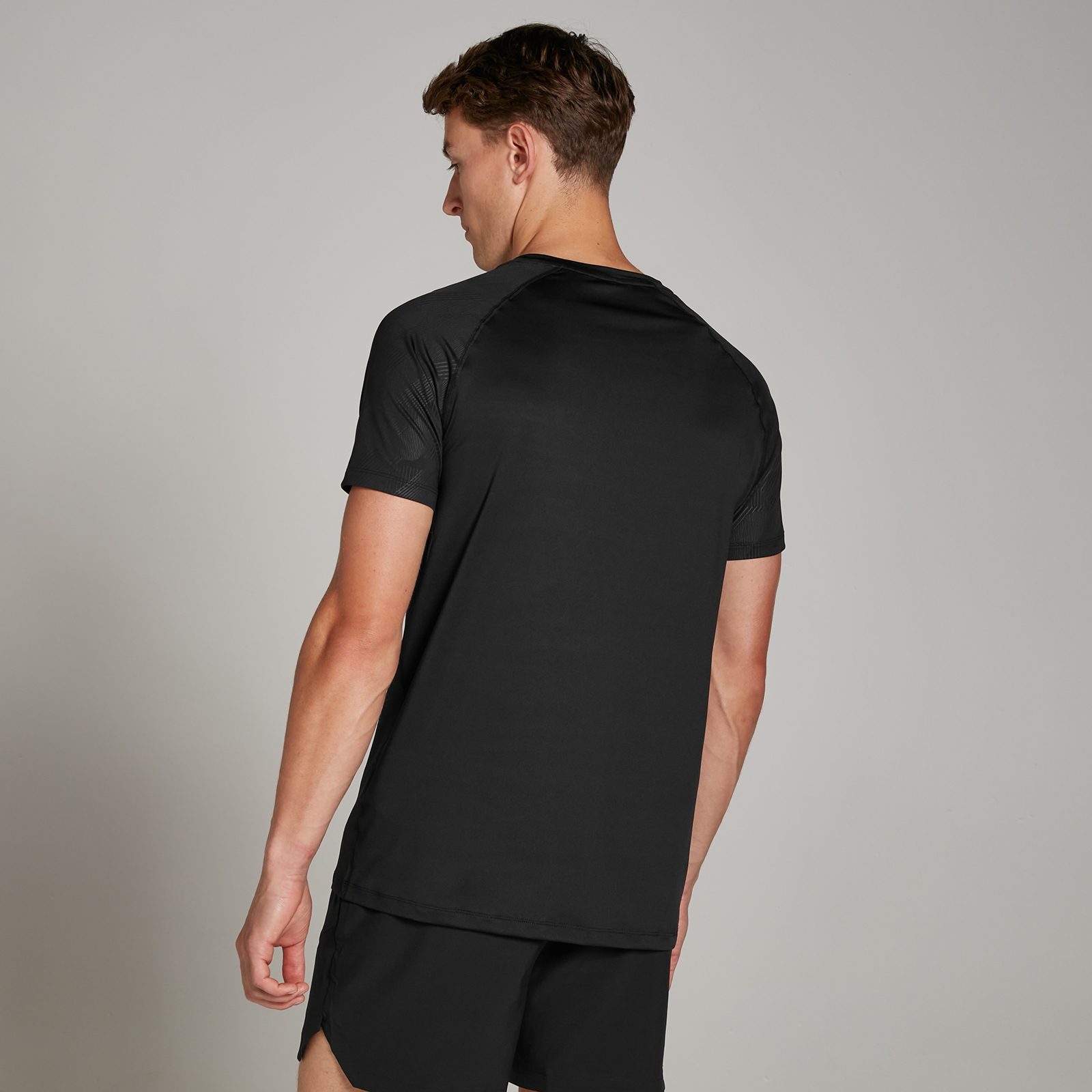 MP Férfi Tempo Embossed Training Póló – Fekete - XXL