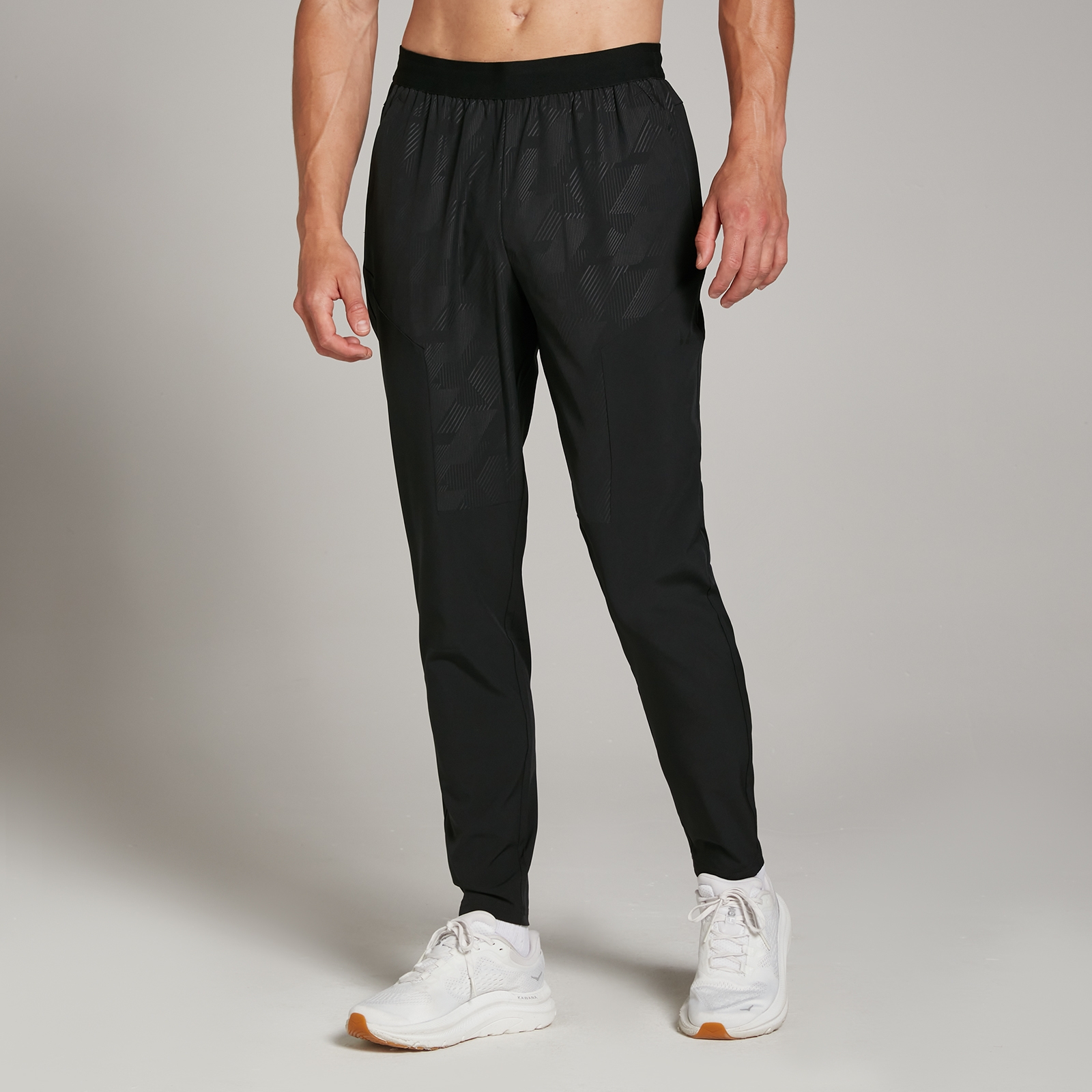 Pantaloni da jogging sportivi in rilievo MP Tempo da uomo - Neri - L