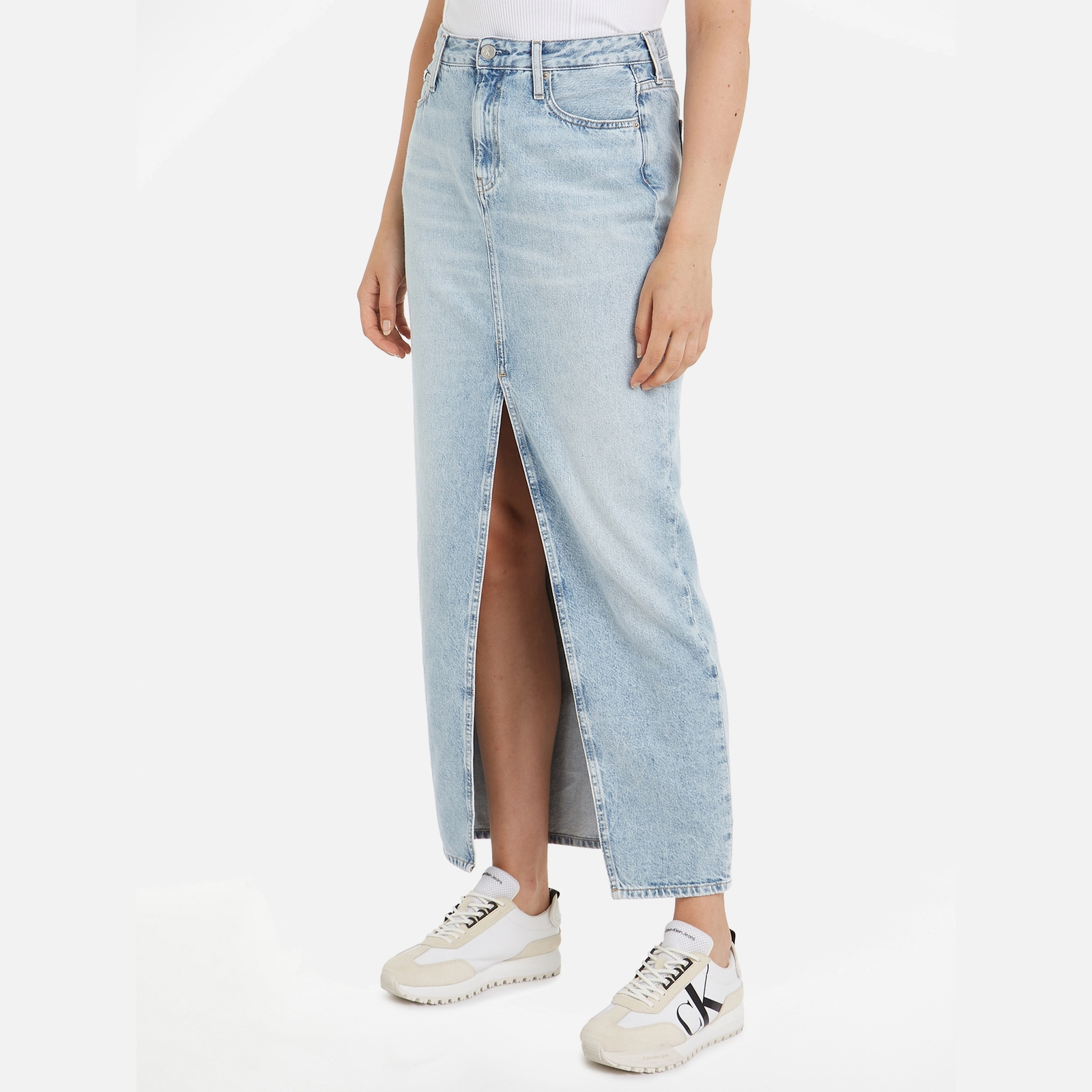Calvin Klein Jeans Denim Maxi Skirt - W25