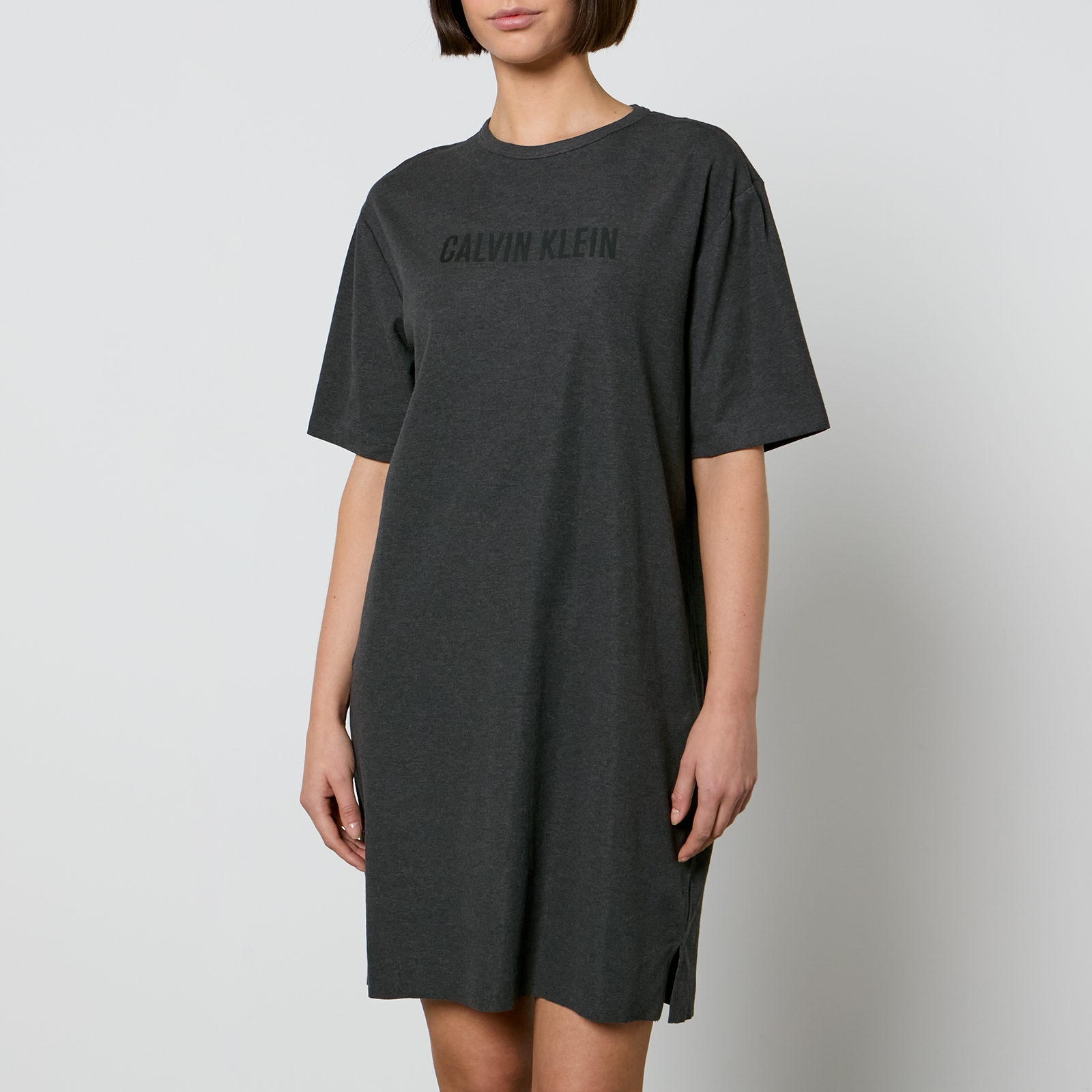 Calvin Klein Logo-Print Cotton-Blend Jersey Nightshirt