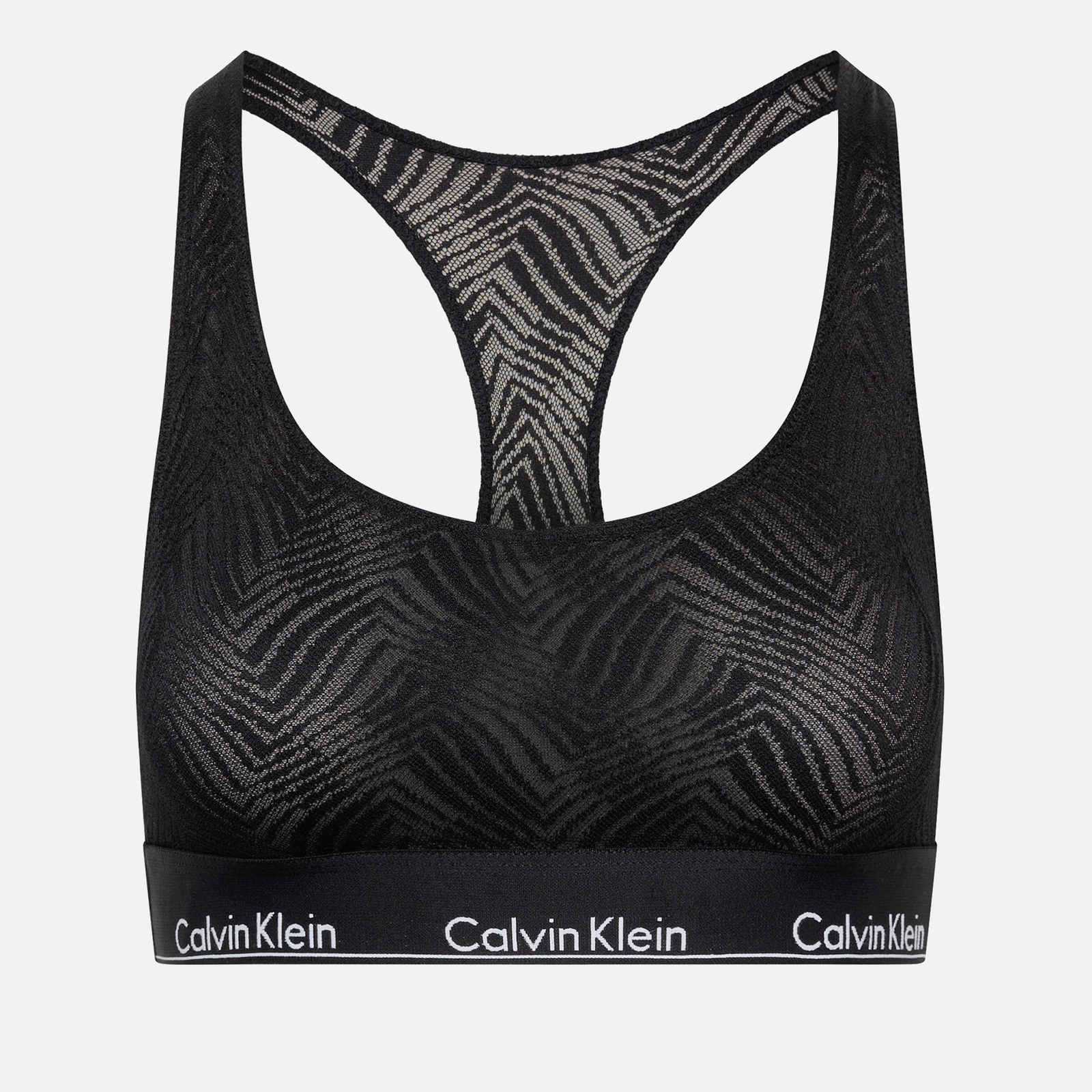 Calvin Klein Modern Semi-Sheer Stretch-Lace Unlined Bralette