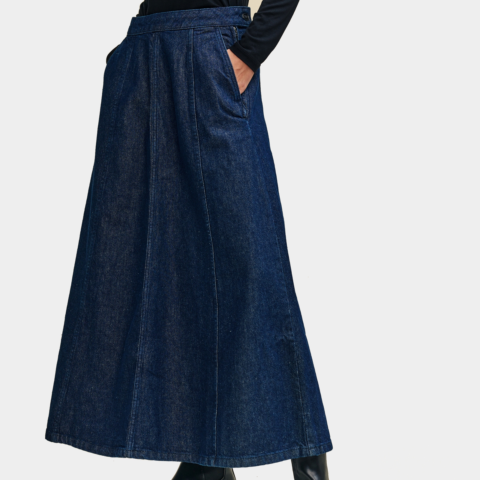 Nobody's Child Hampsted Organic Denim Maxi Skirt
