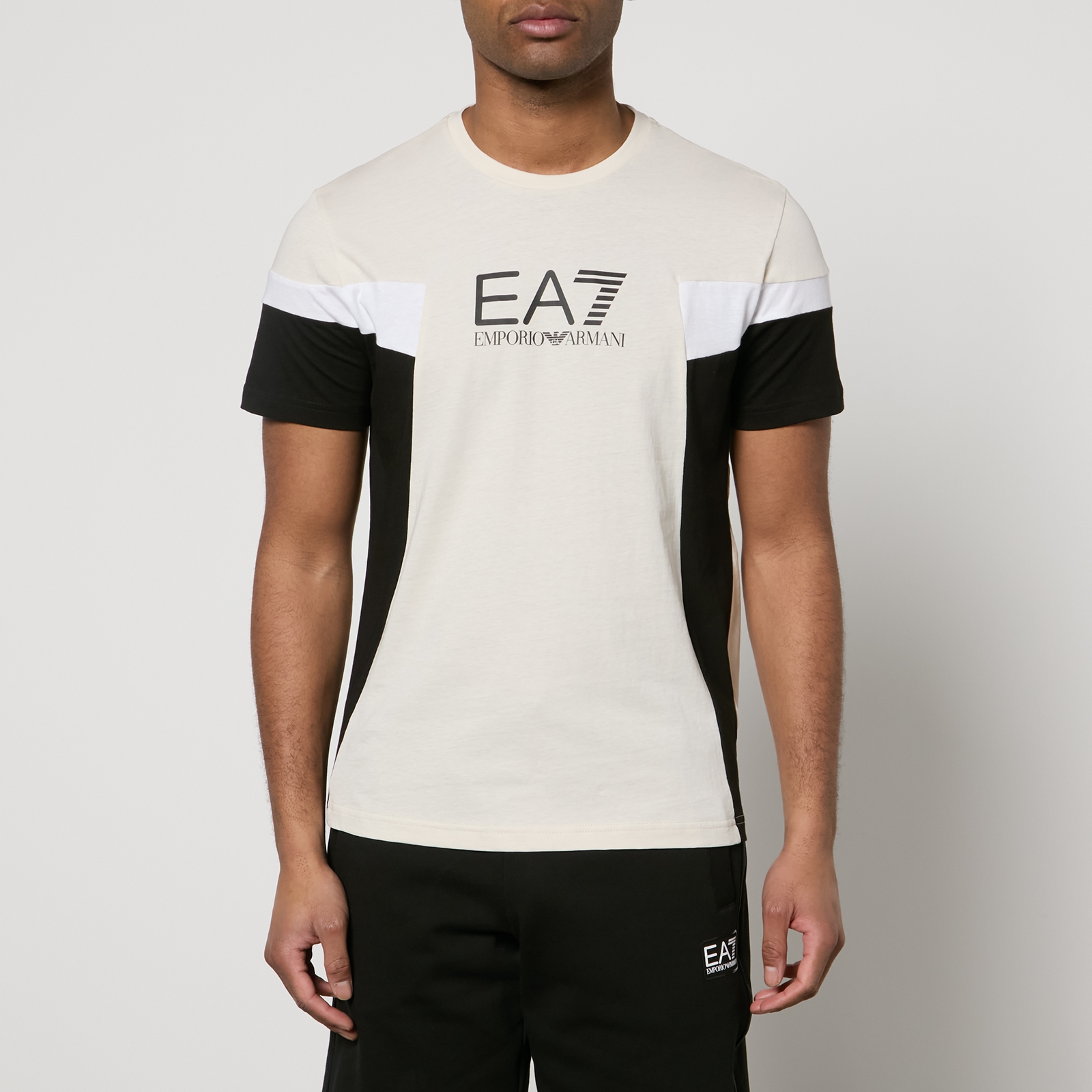 EA7 Summer Cotton-Jersey T-Shirt