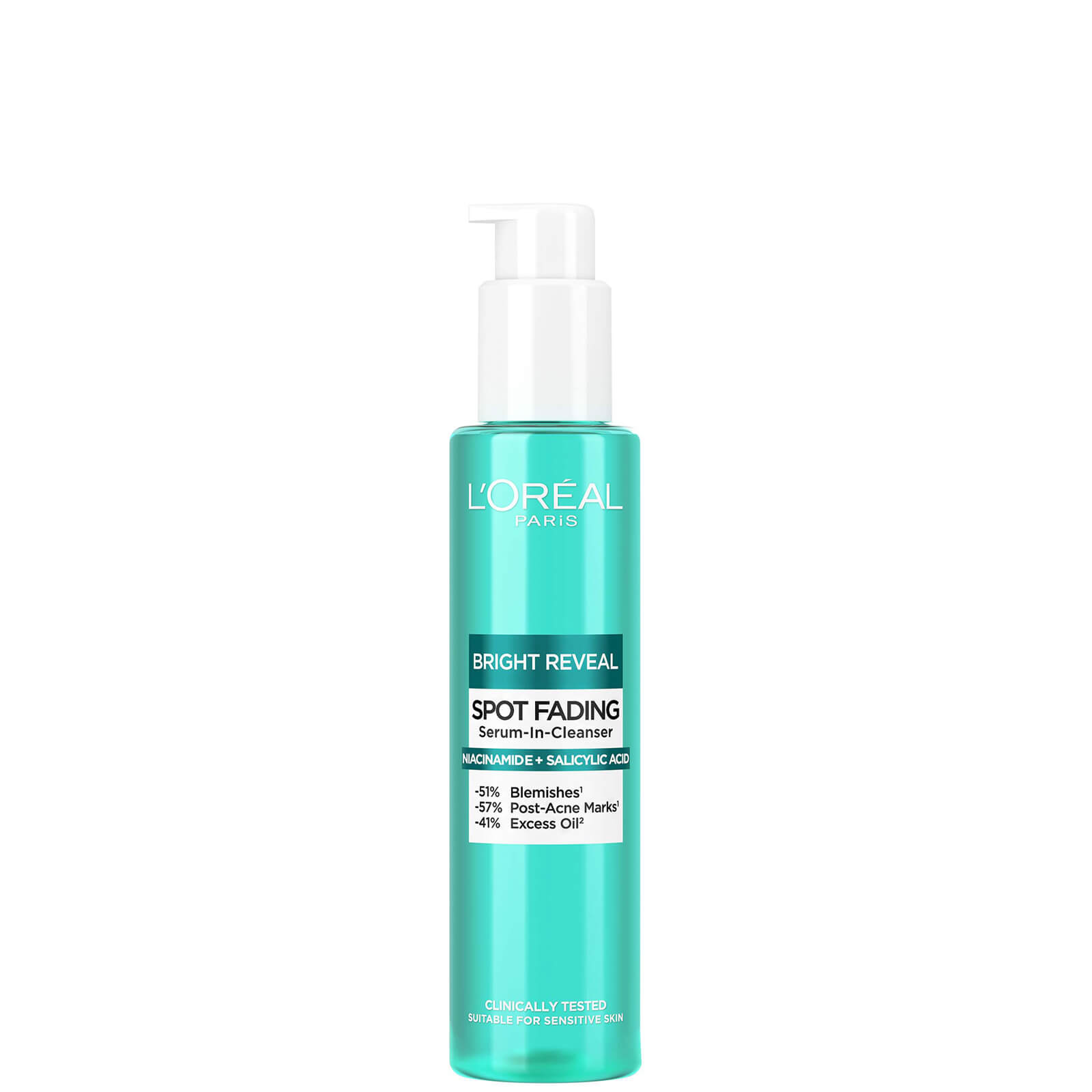 Shop L'oréal Paris Bright Reveal Spot Fading Serum-in-cleanser With Niacinamide And Salicylic Acid 150ml