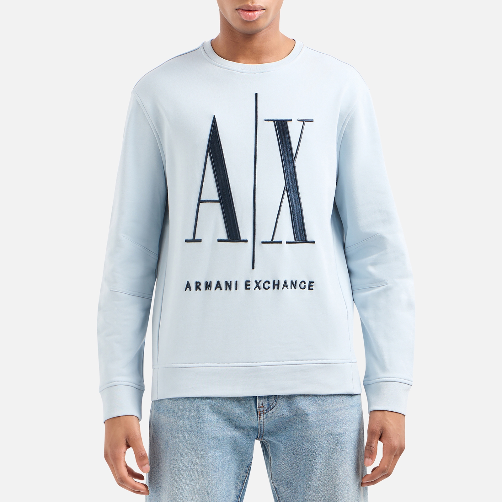 Armani Exchange Big Logo Cotton-Jersey Sweatshirt
