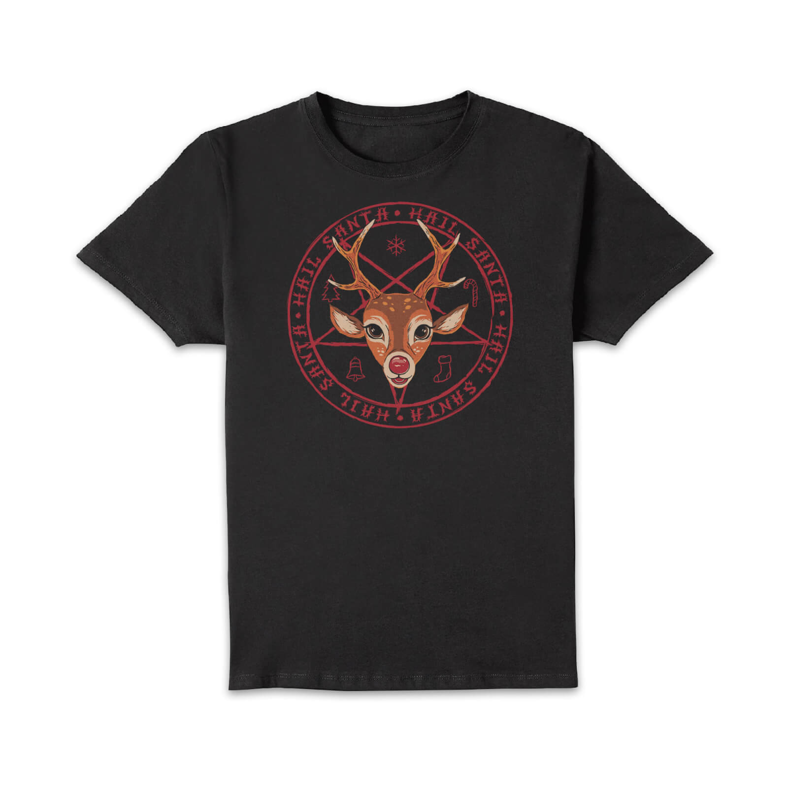 

Hail Santa Unisex T-Shirt - Black - S - Nero