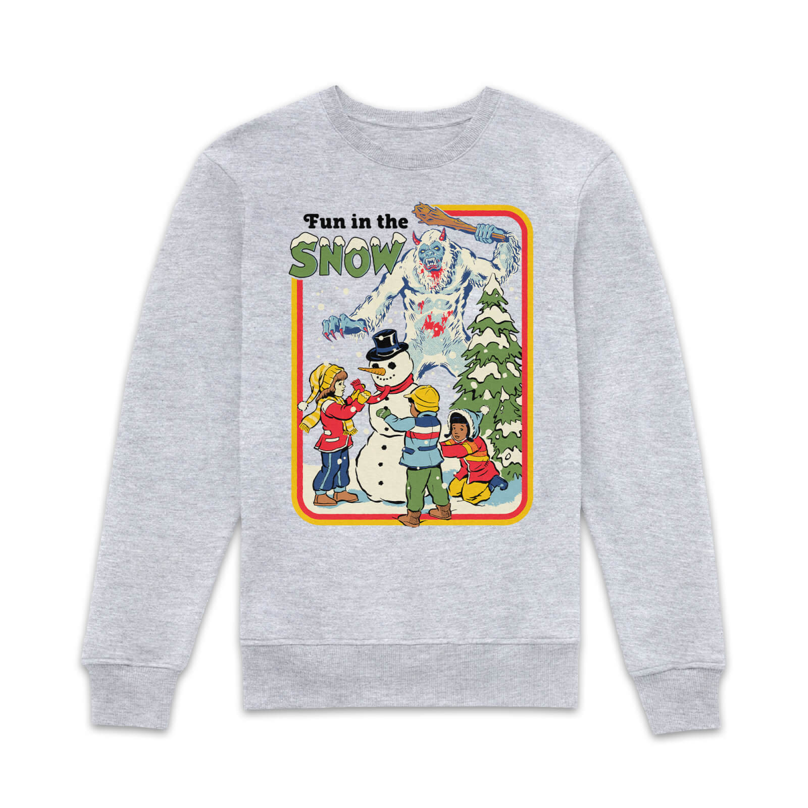 

Steven Rhodes Fun In The Snow Sweatshirt - Grey - XL - Grey