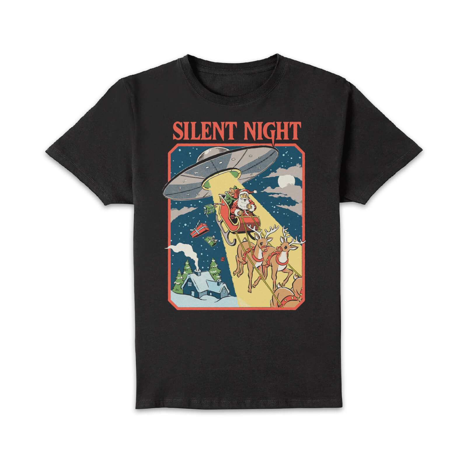 Silent Night Unisex T-Shirt - Black - L - Nero