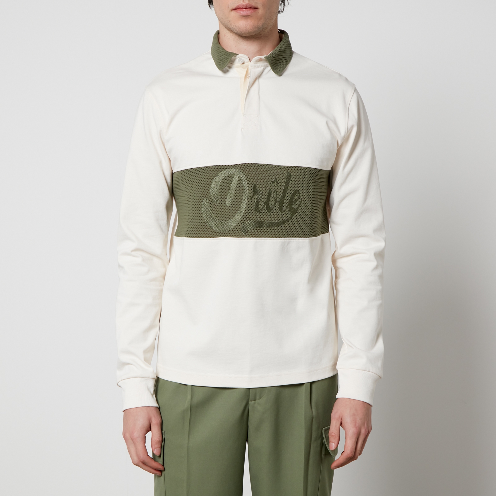 Drôle de Monsieur Le Polo Drôle Cotton-Ponte Polo Jumper - M