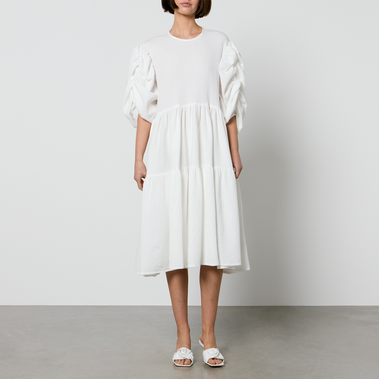 Toit Volant Ottille Garden Cloqué Midi Dress - XL