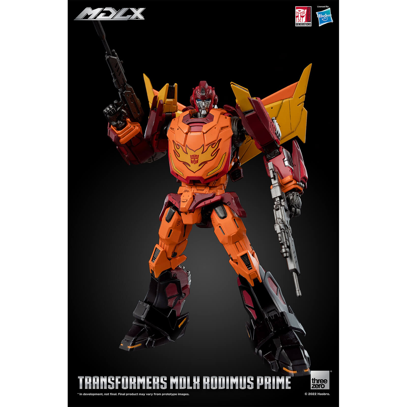 Image of ThreeZero Transformers MDLX Rodimus Prime Collectible Action Figure (18cm)