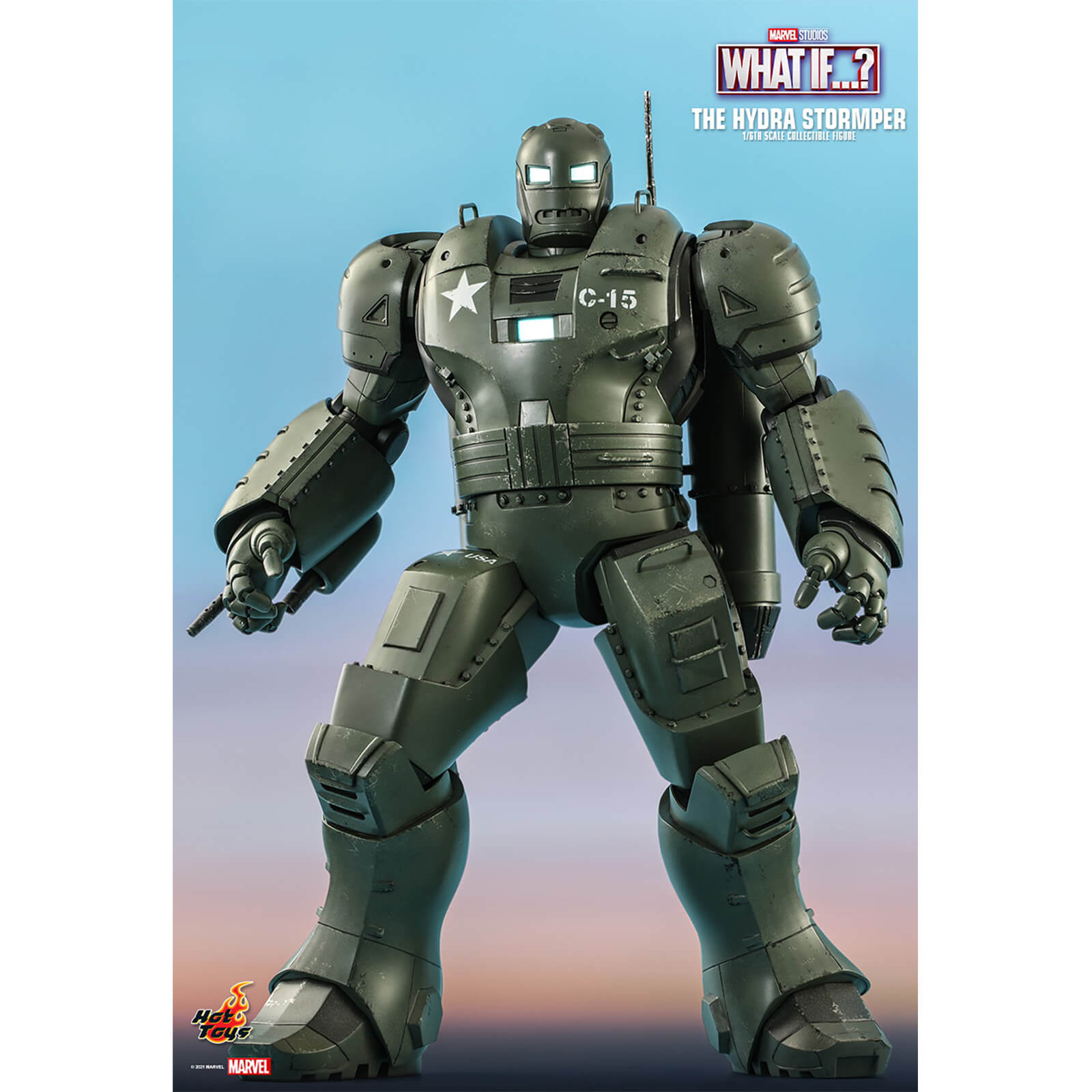 Image of Hot Toys Marvel 1:6 The Hydra Stomper - What If...? Collectible Statue (56cm)