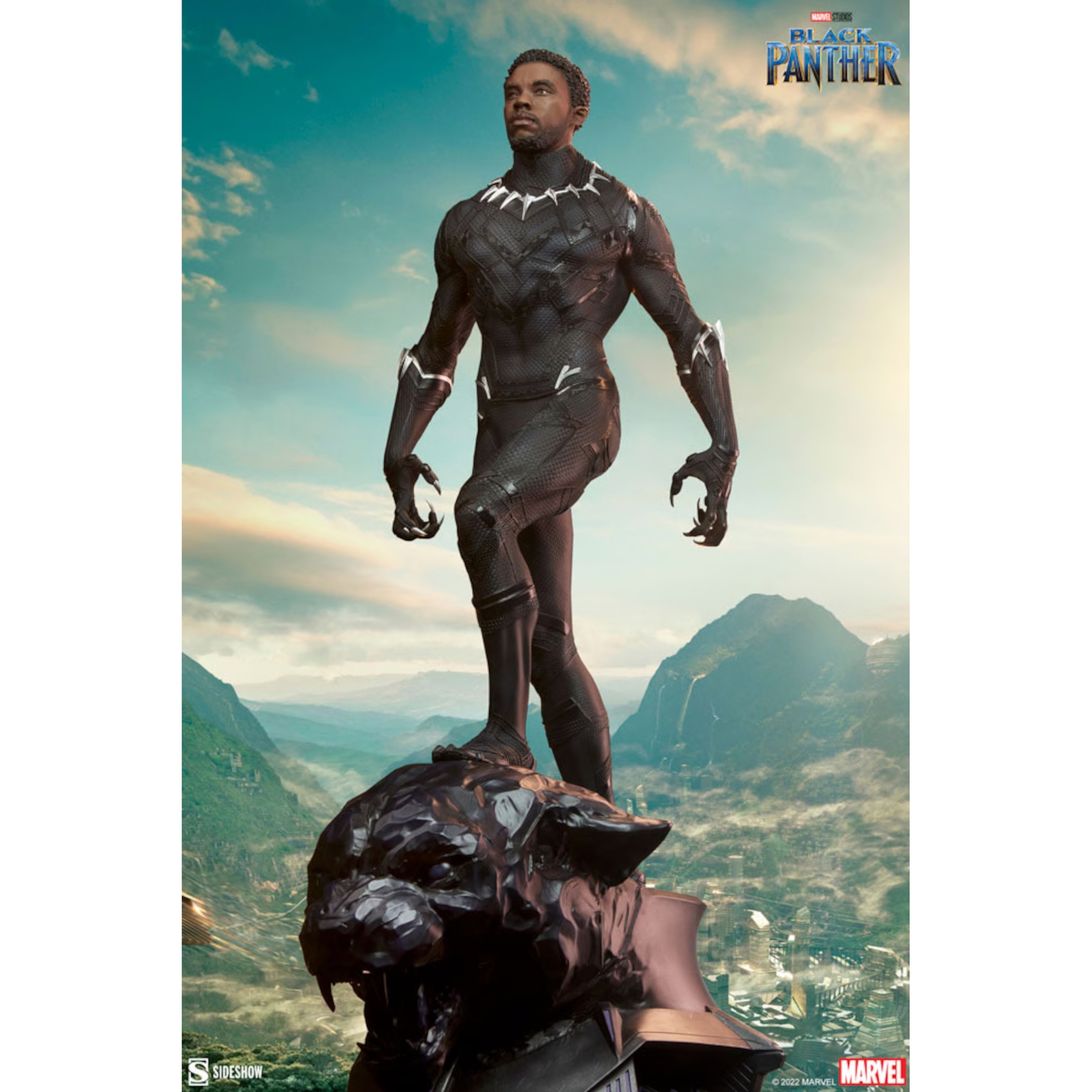 Photos - Action Figures / Transformers Sideshow Marvel Studios' Black Panther 1:4 Scale Premium Format™ Statue  SS300764(67cm)