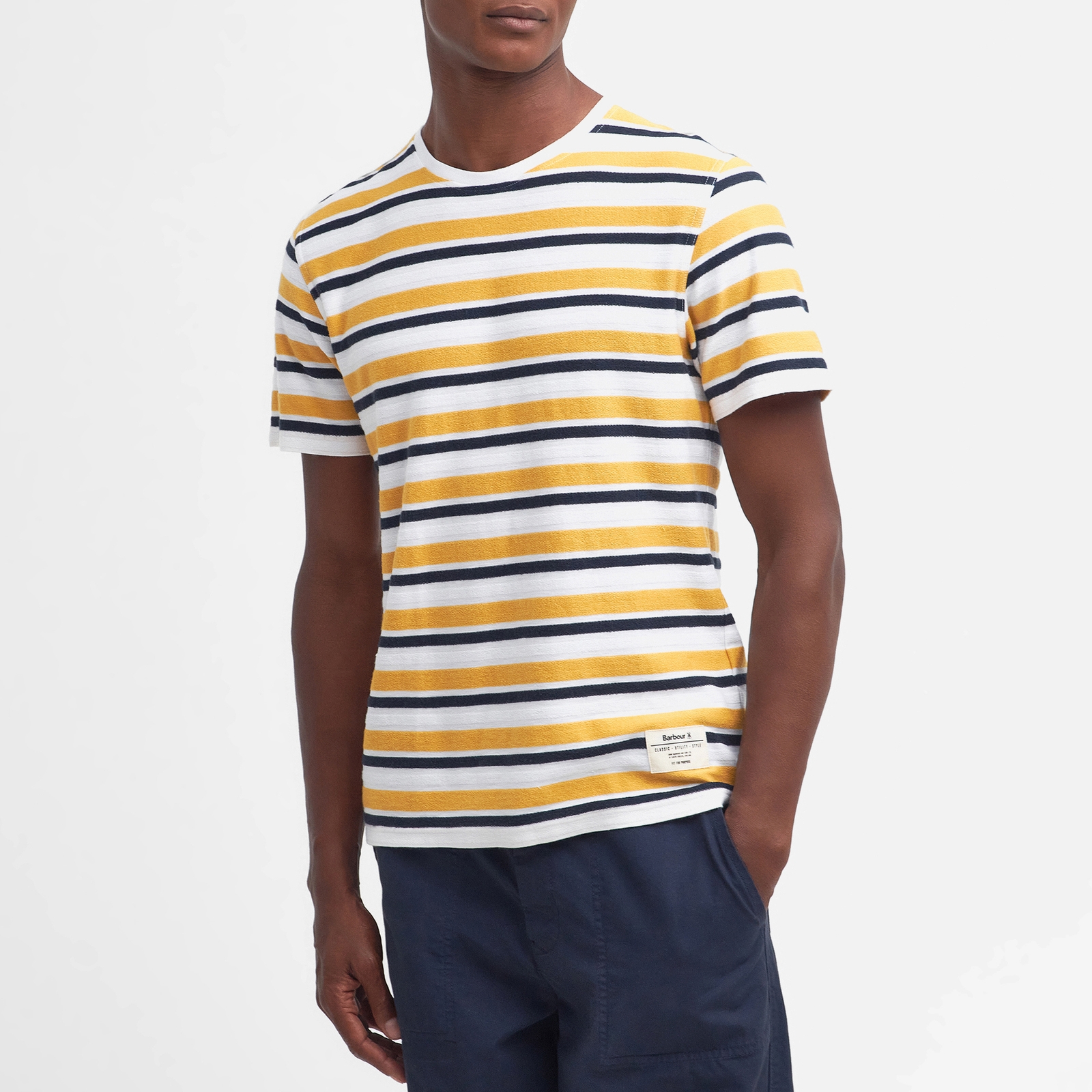 Barbour Heritage Whitwell Striped Cotton-Jersey T-Shirt