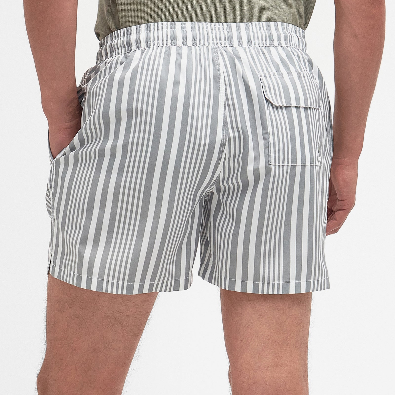 Barbour Heritage Men's Decklam Striped Shell Swim Shorts - Xxl