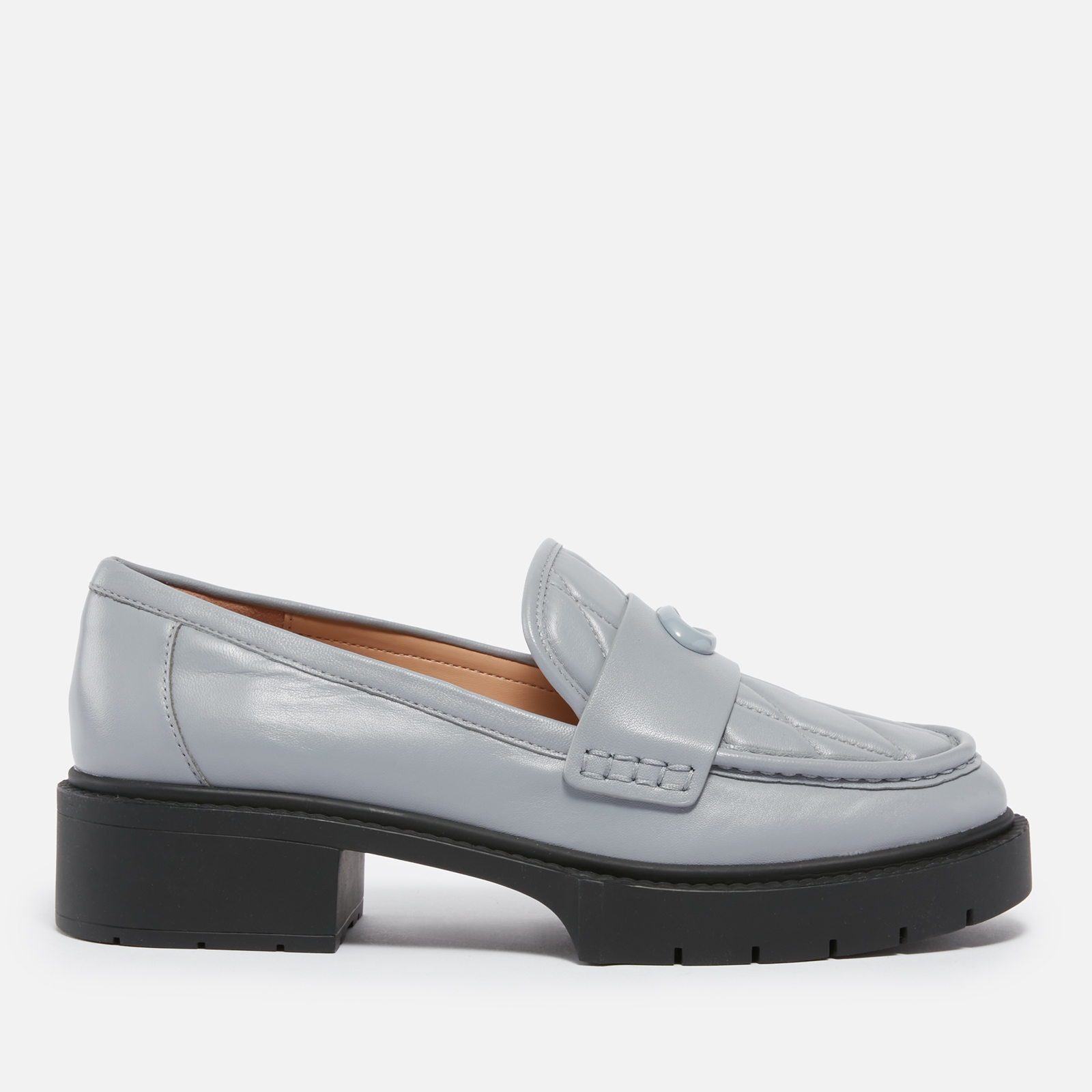 Coach Women's Leah Quilted Leather Loafers - UK 4