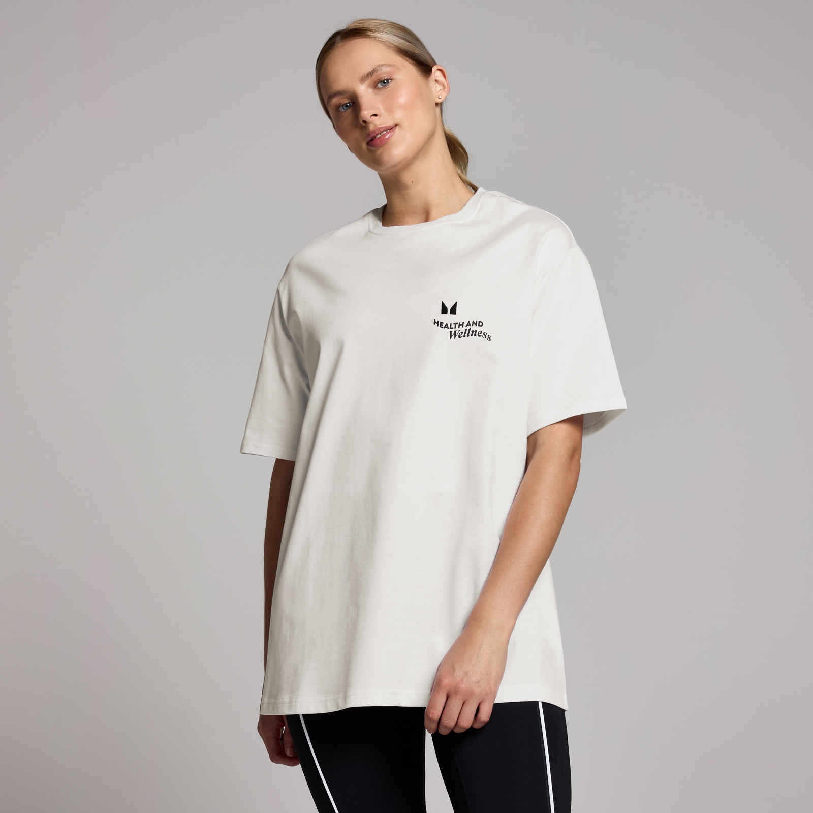 5059883332628 - Damen Health & Wellness-Grafik Oversized-T-Shirt – Weiß - XXS-XS 5059883332628 - Damen Health & Wellness-Grafik Oversized-T-Shirt – Weiß - XXS-XS