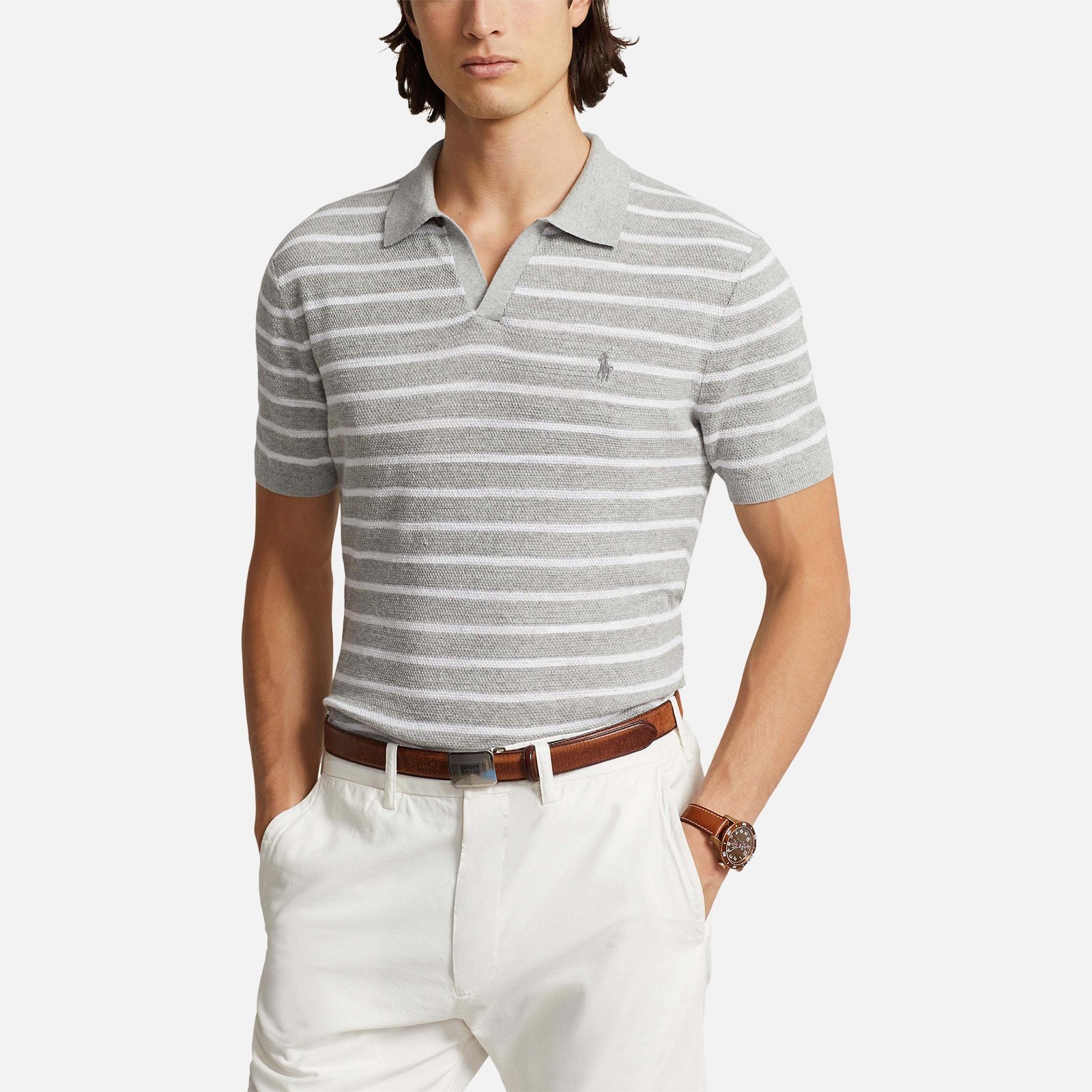 Polo Ralph Lauren Striped Knit Polo Shirt