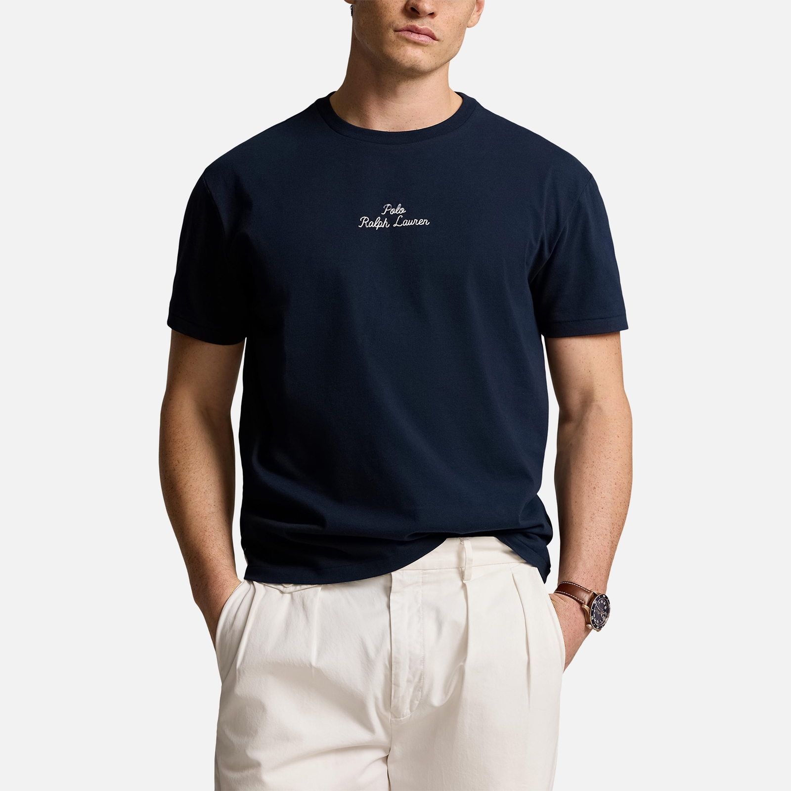 Polo Ralph Lauren Embroidered Logo Cotton-Jersey T-Shirt