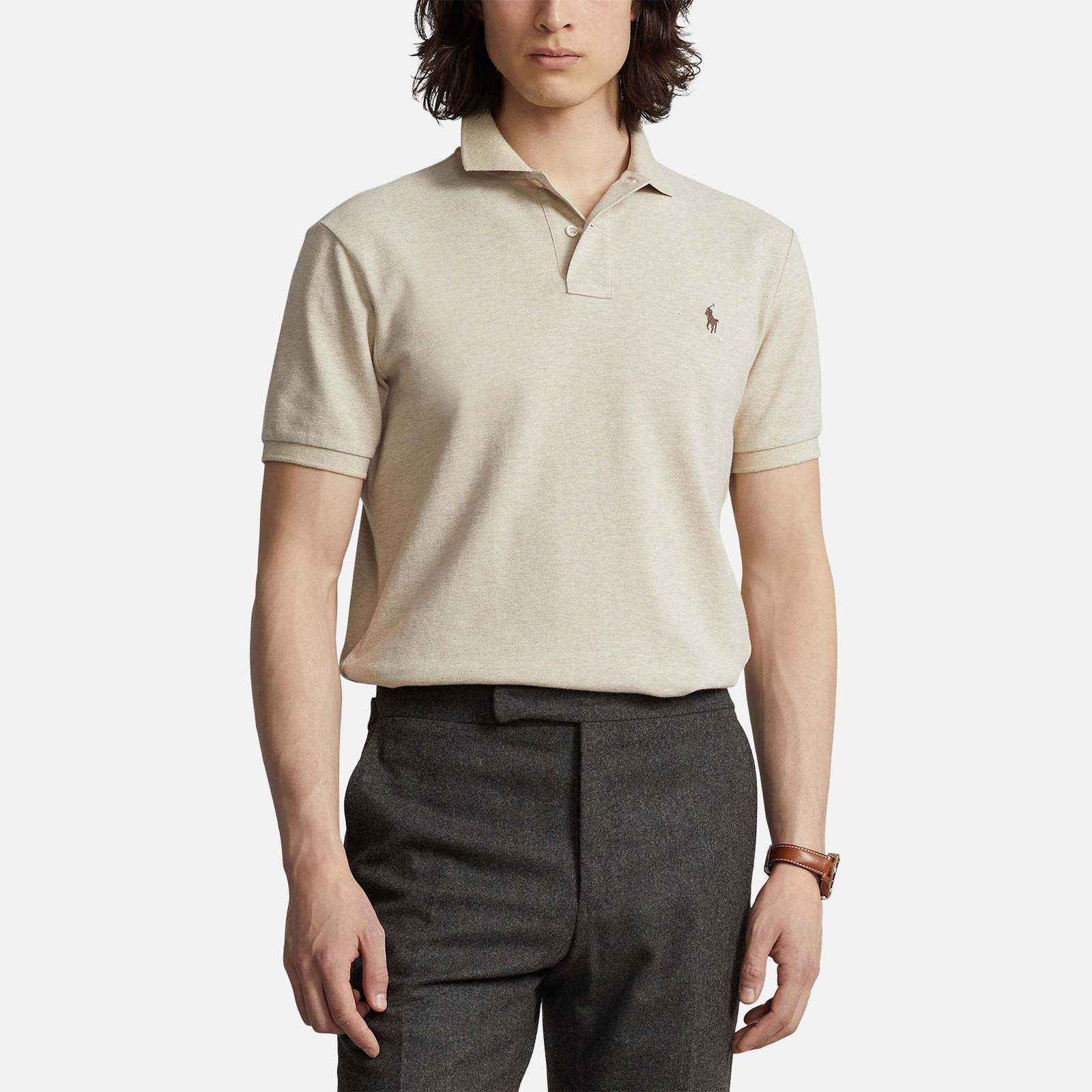 Polo Ralph Lauren Custom Fit Cotton-Pique Polo Shirt