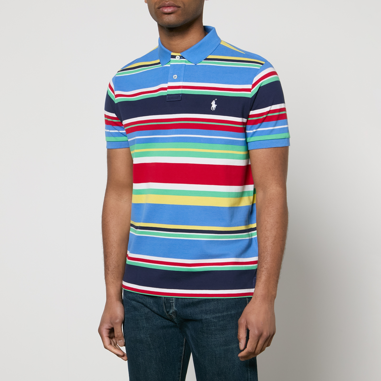 Polo Ralph Lauren Colourblock Cotton-Pique Polo Shirt