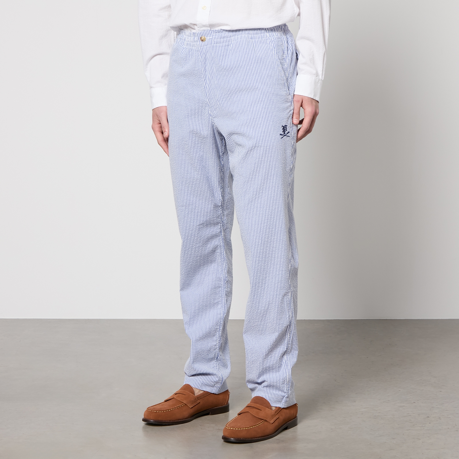 Polo Ralph Lauren Prepster Seersucker Trousers - L