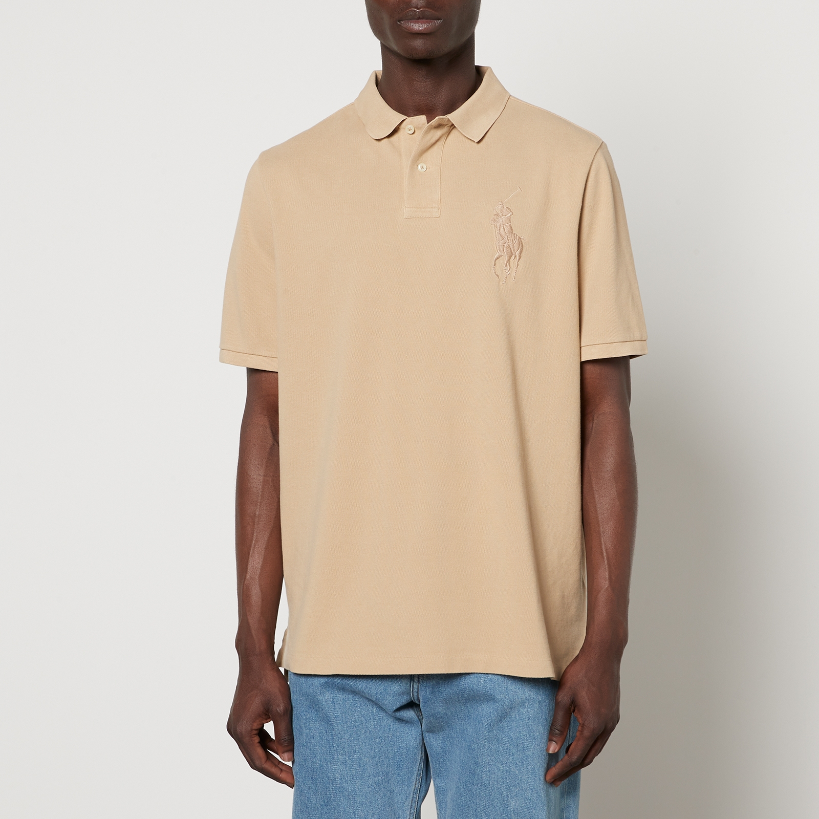 Polo Ralph Lauren Logo Embroidered Cotton Polo Shirt - XXL