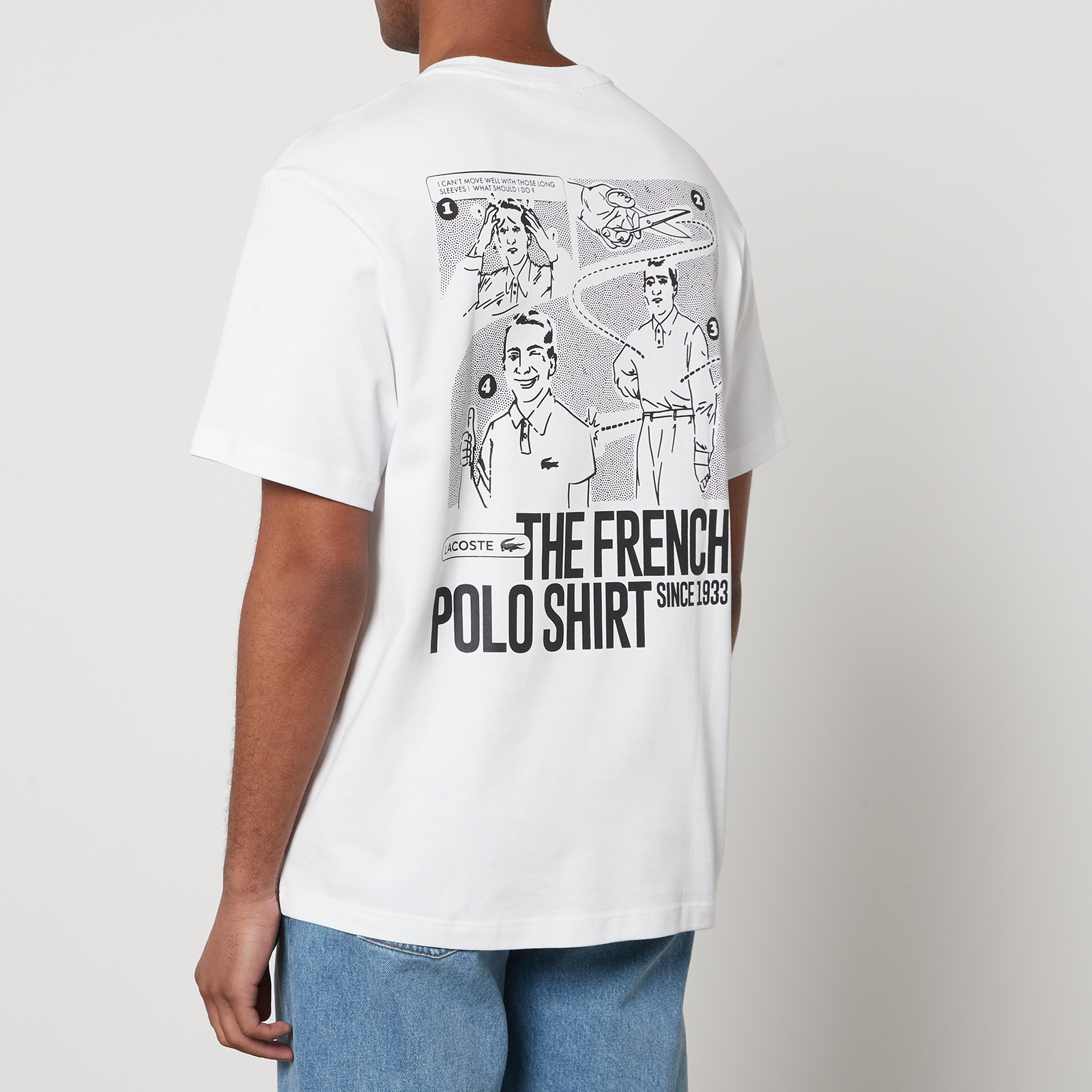 Lacoste Men's Graphic Print Cotton-Jersey T-Shirt - S