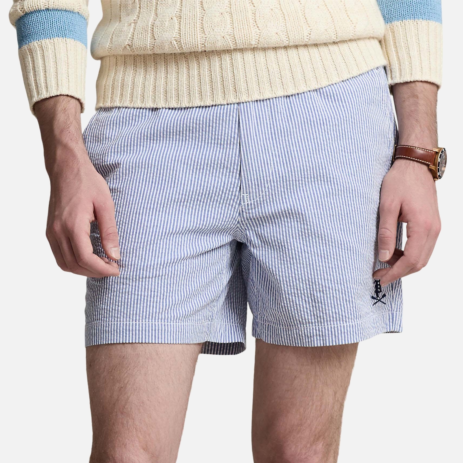 Polo Ralph Lauren Prepster Cotton-Seersucker Shorts