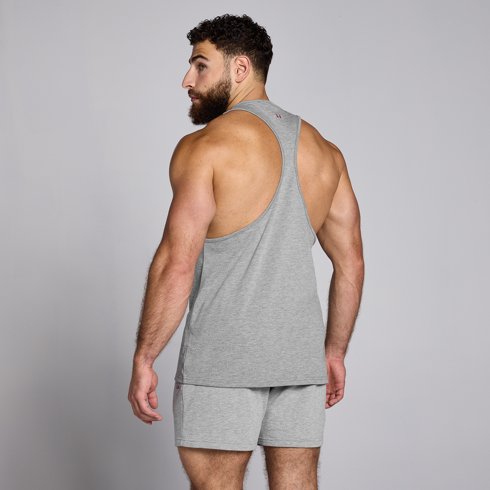 5059883422152 - Herren Origin Stringer-Top mit Grafik Hellgrau - XXXL