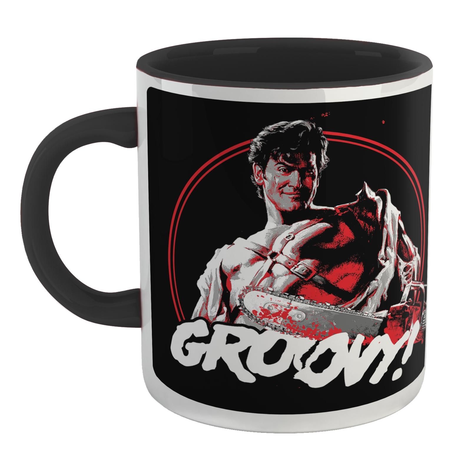 Army Of Darkness Groovy Mug - Black