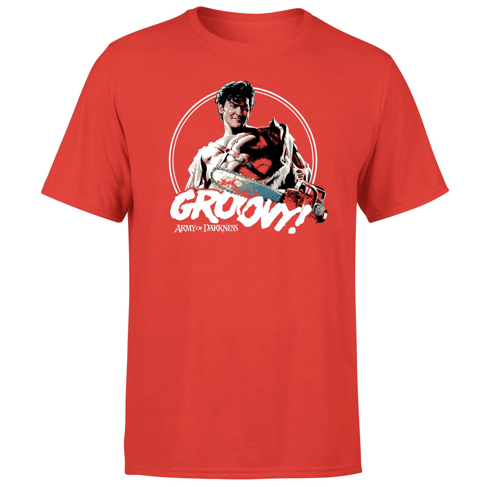 

Army Of Darkness Groovy Men's T-Shirt - Red - S - Rosso