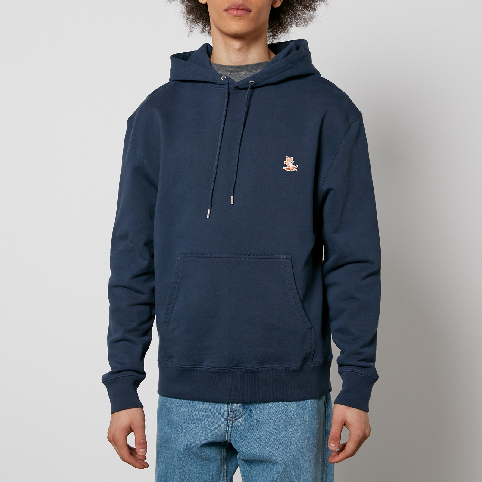 Maison Kitsuné Chillax Patch Regular Cotton Hoodie - XL