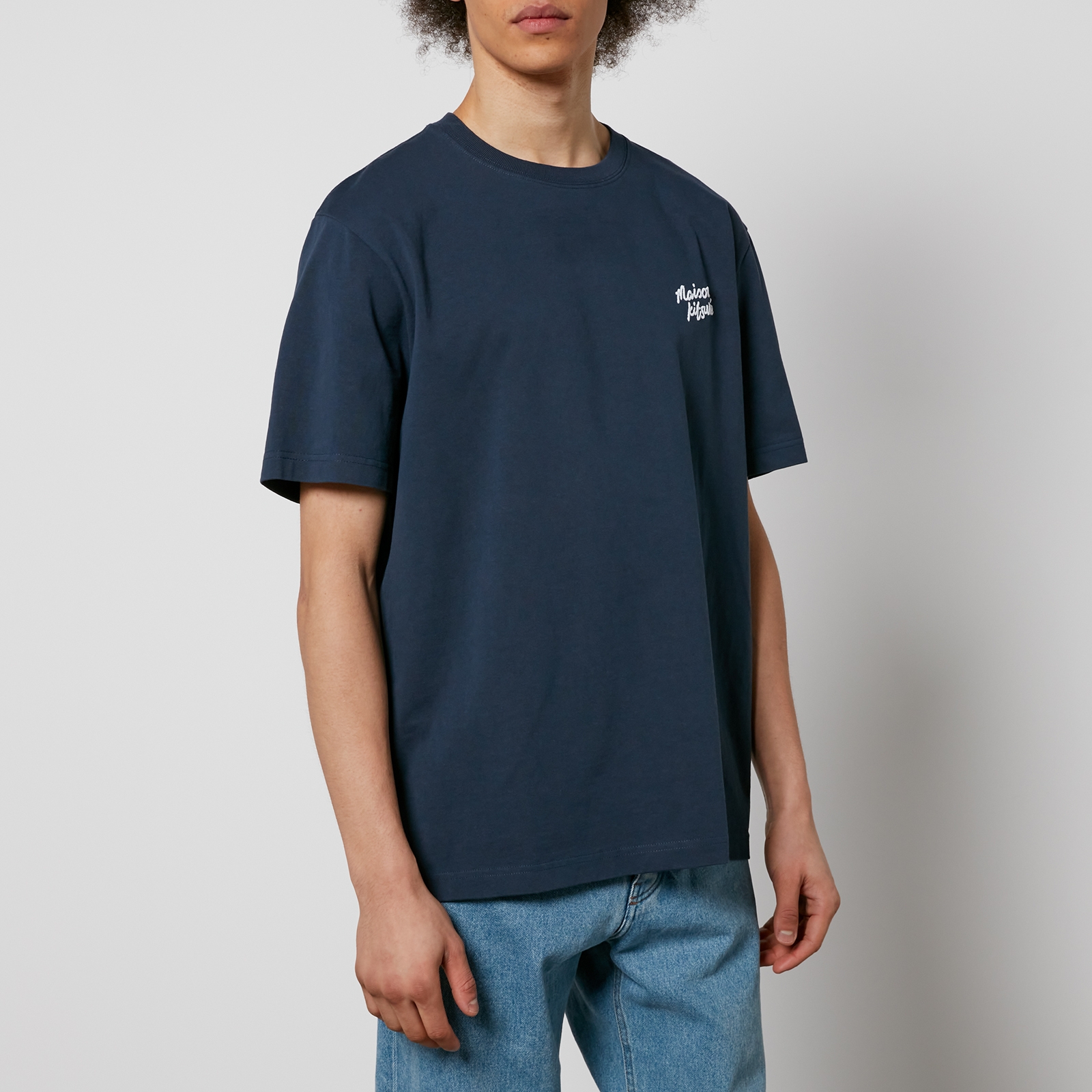 Maison Kitsuné Handwriting Cotton-Jersey T-Shirt - L