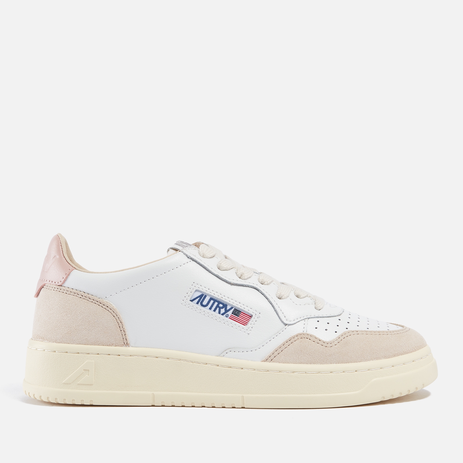 Autry Women's Medalist Leather And Suede Court Trainers - UK 8