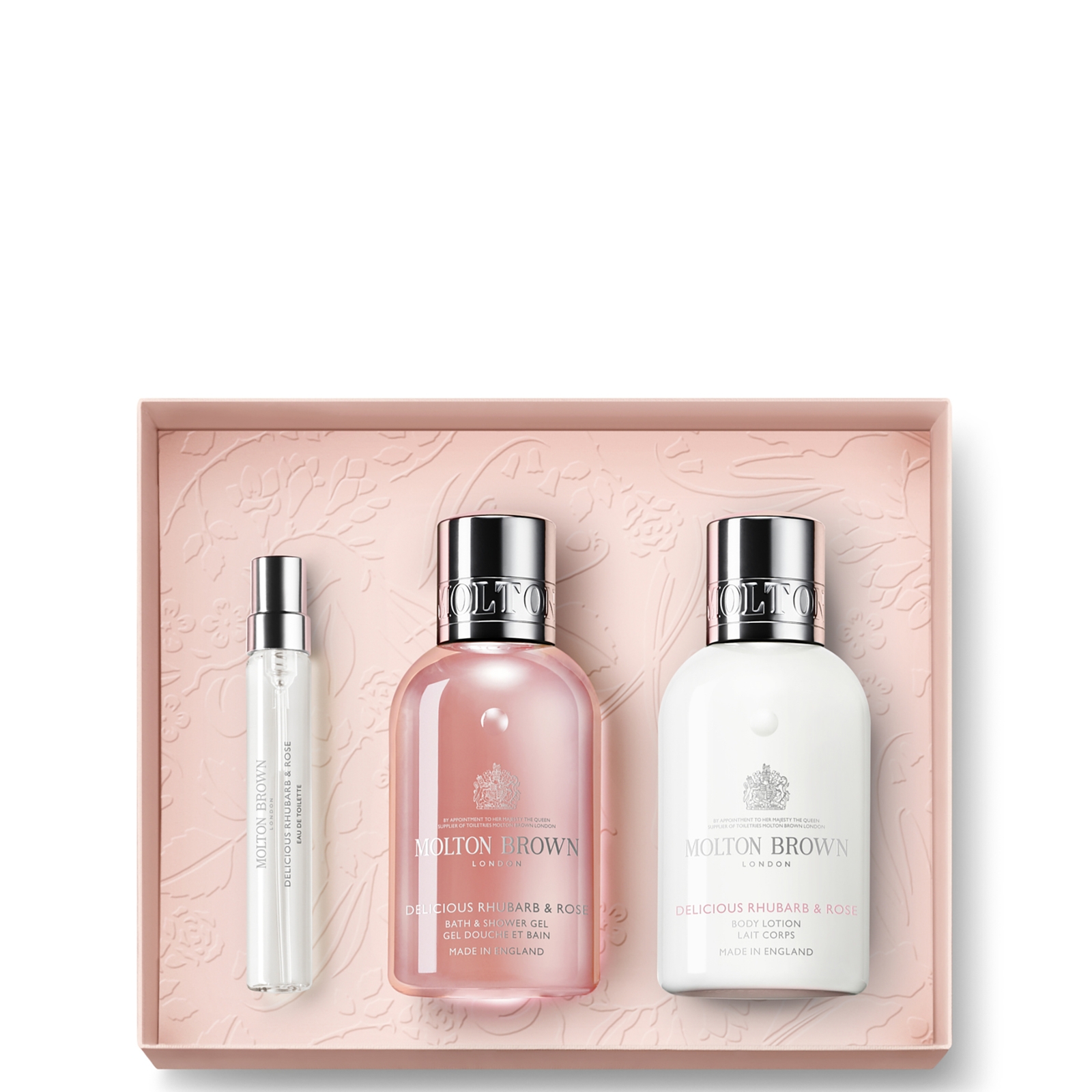 Shop Molton Brown Delicious Rhubarb And Rose Travel Collection
