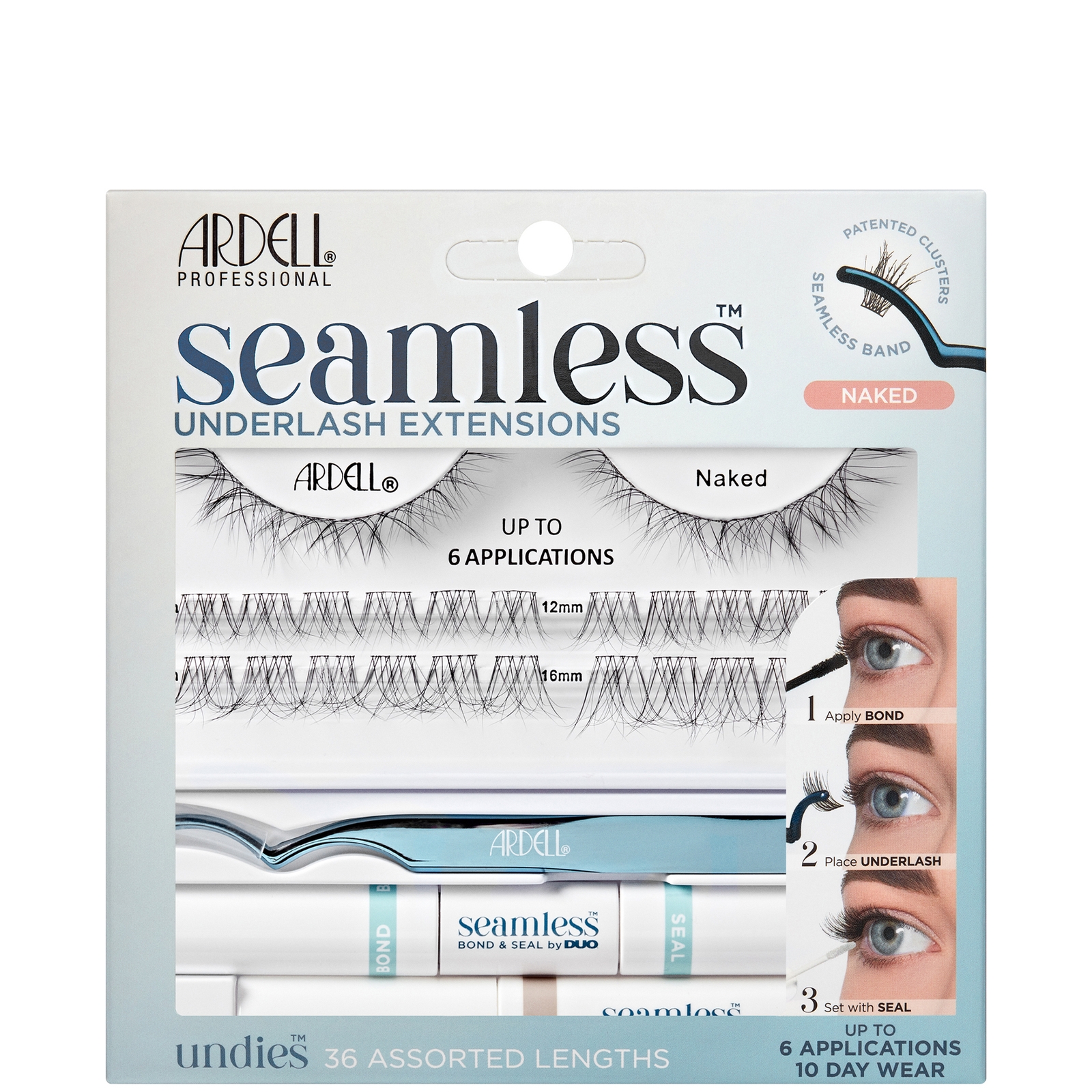 Ardell Seamless Extensions Naked Lashes In White