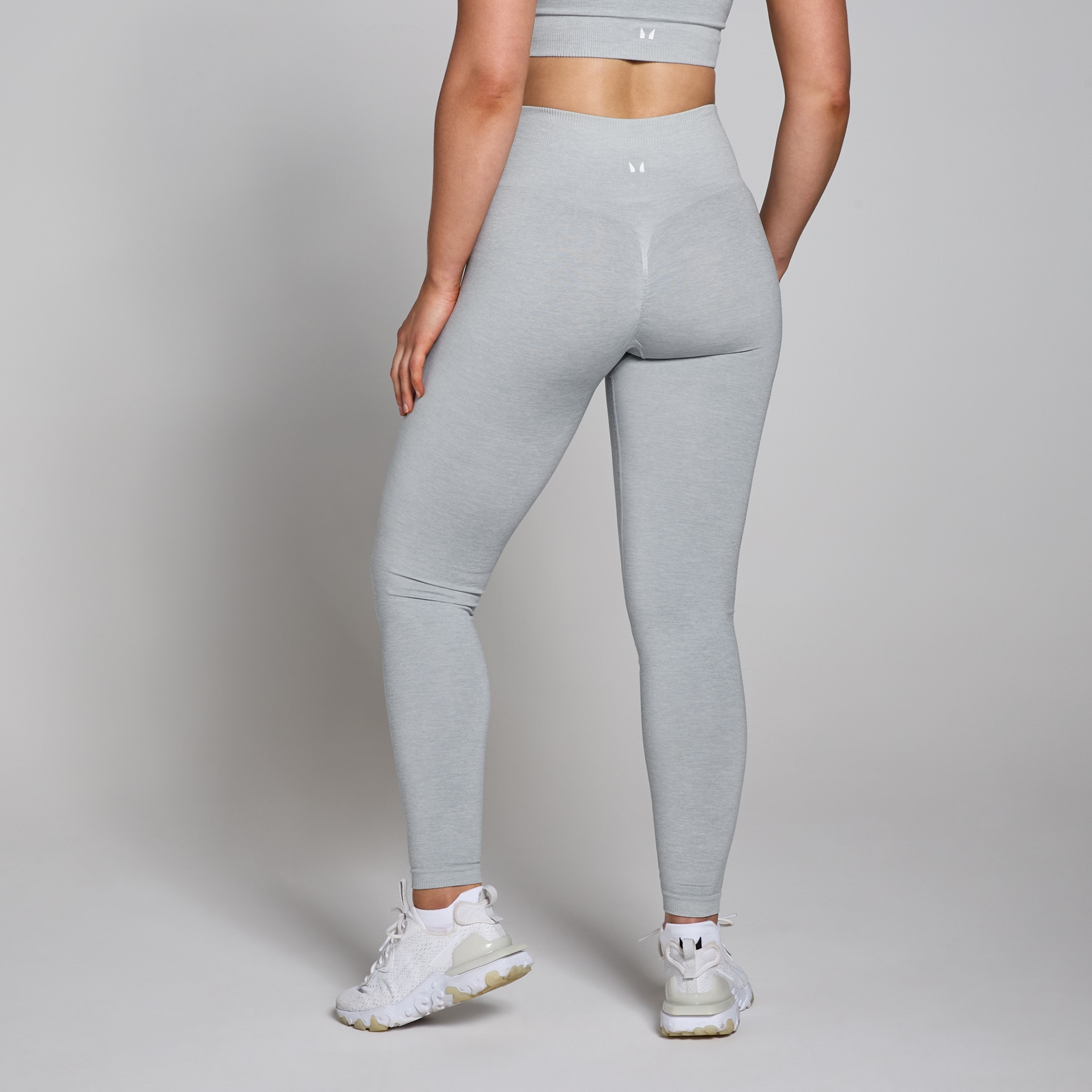 MP Damen Tempo Nahtlose Leggings – Hellgrau - XL