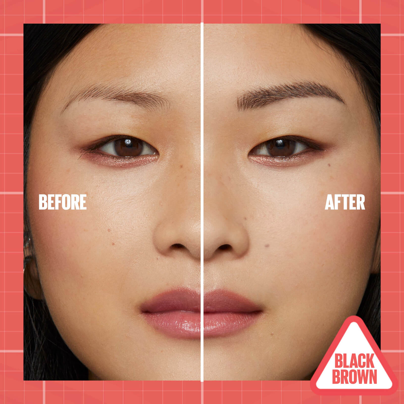 Thumbnail - Maybelline Build-A-Brow 2 Easy Steps Eye Brow Pencil and Gel (Various Shades) - Black Brown