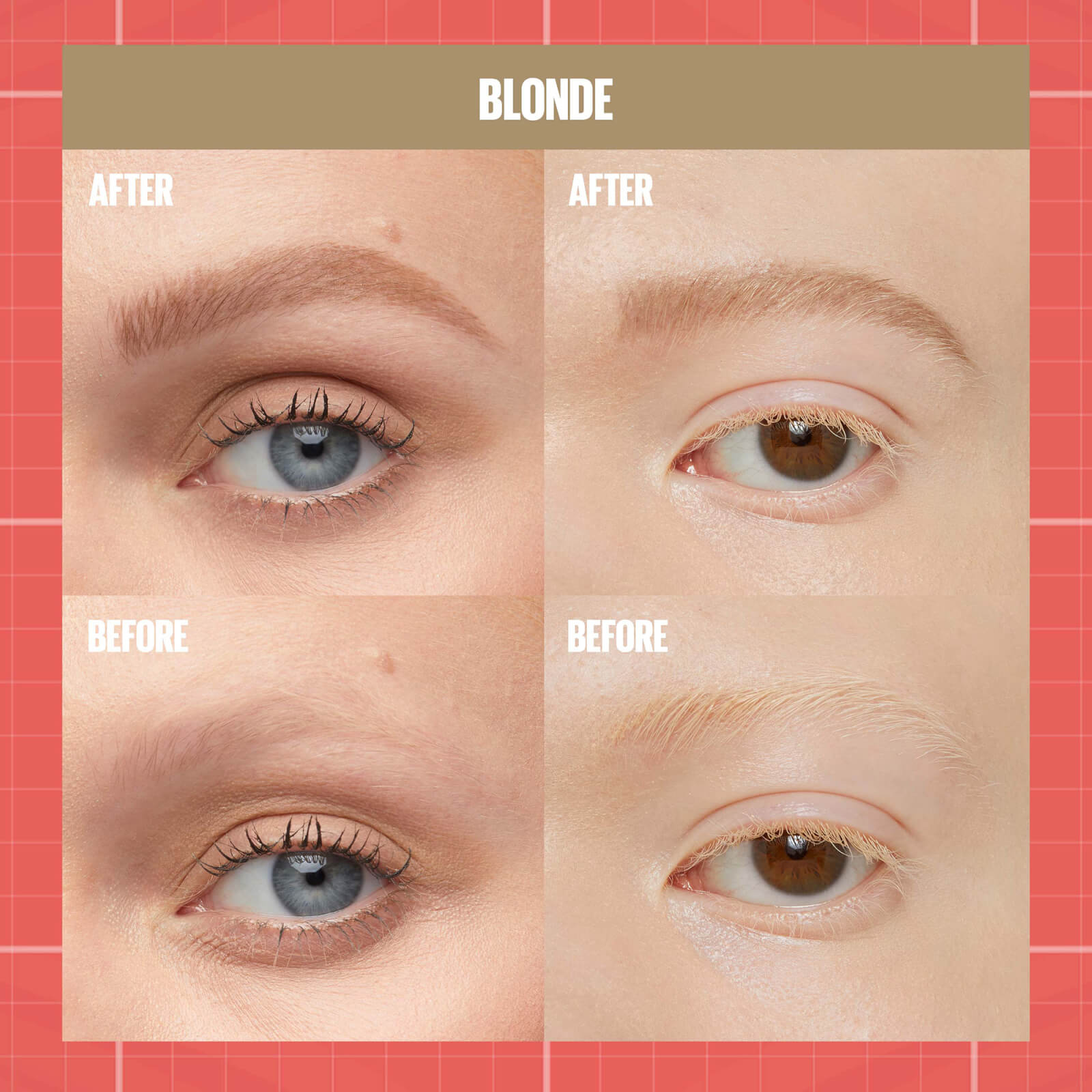 Thumbnail - Maybelline Build-A-Brow 2 Easy Steps Eye Brow Pencil and Gel (Various Shades) - Blonde